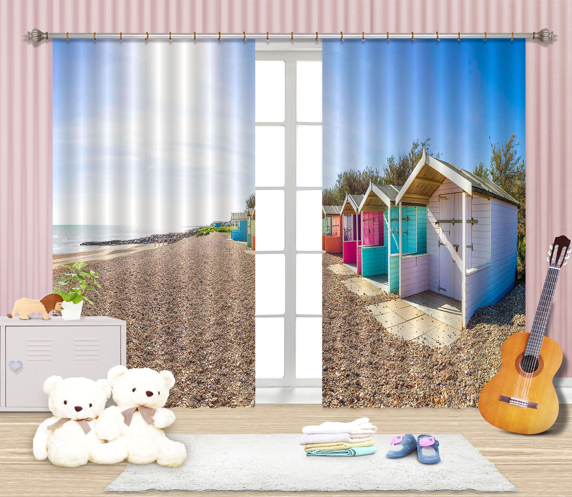 3D Desert Hut 025 Assaf Frank Curtain Curtains Drapes Curtains AJ Creativity Home
