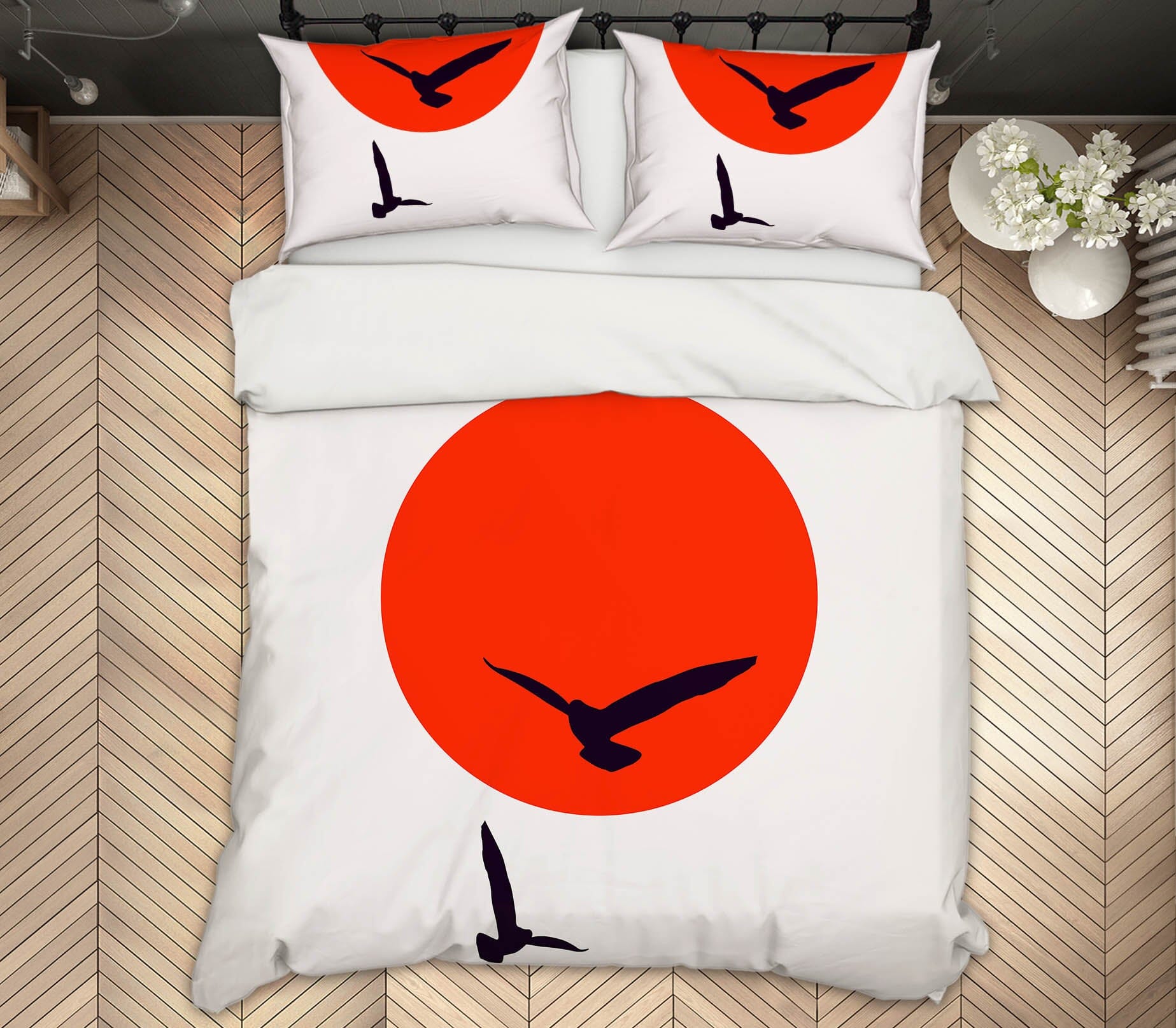 3D Sun Eagle 112 Boris Draschoff Bedding Bed Pillowcases Quilt Quiet Covers AJ Creativity Home