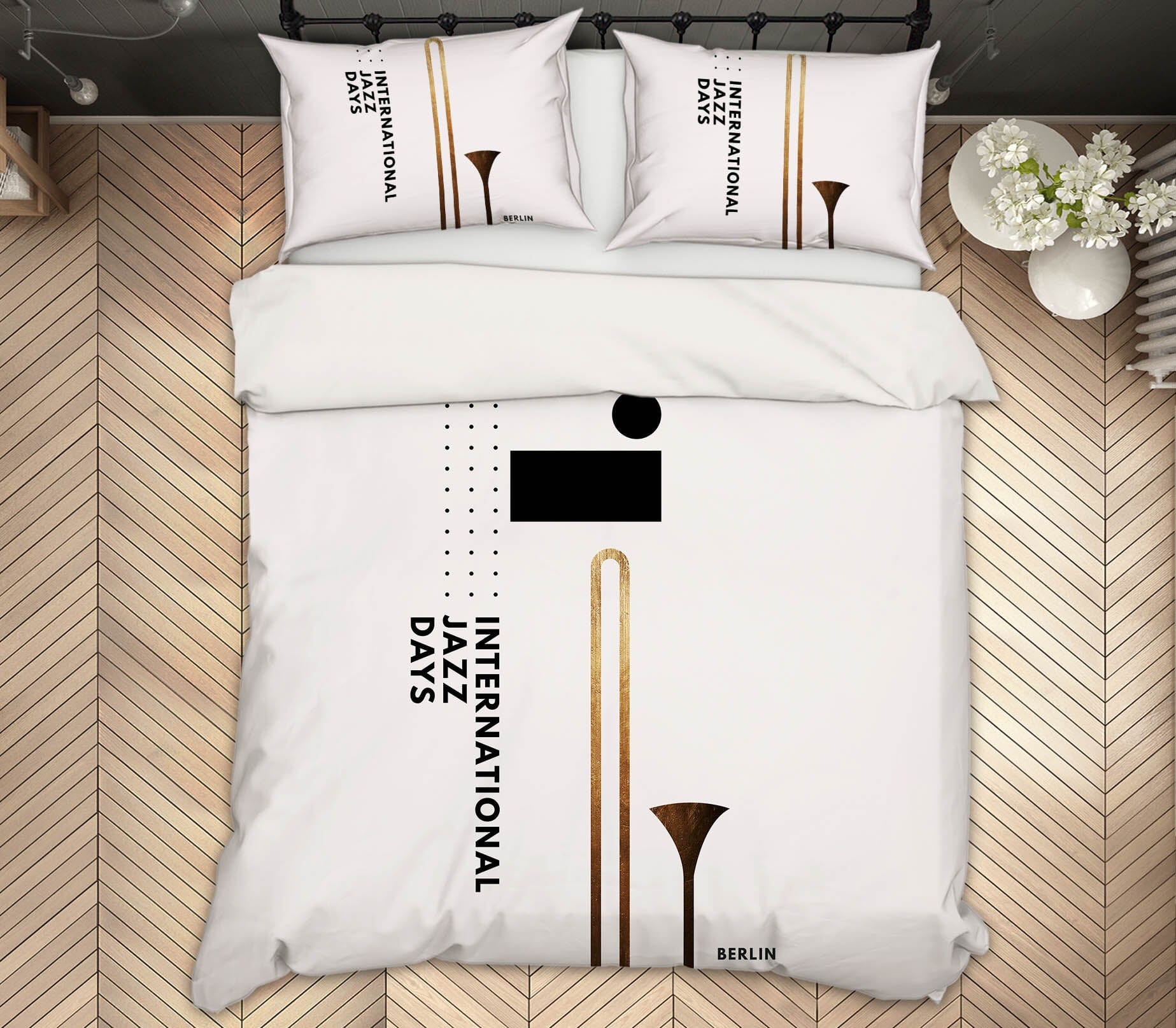 3D Golden Horn 169 Boris Draschoff Bedding Bed Pillowcases Quilt Quiet Covers AJ Creativity Home