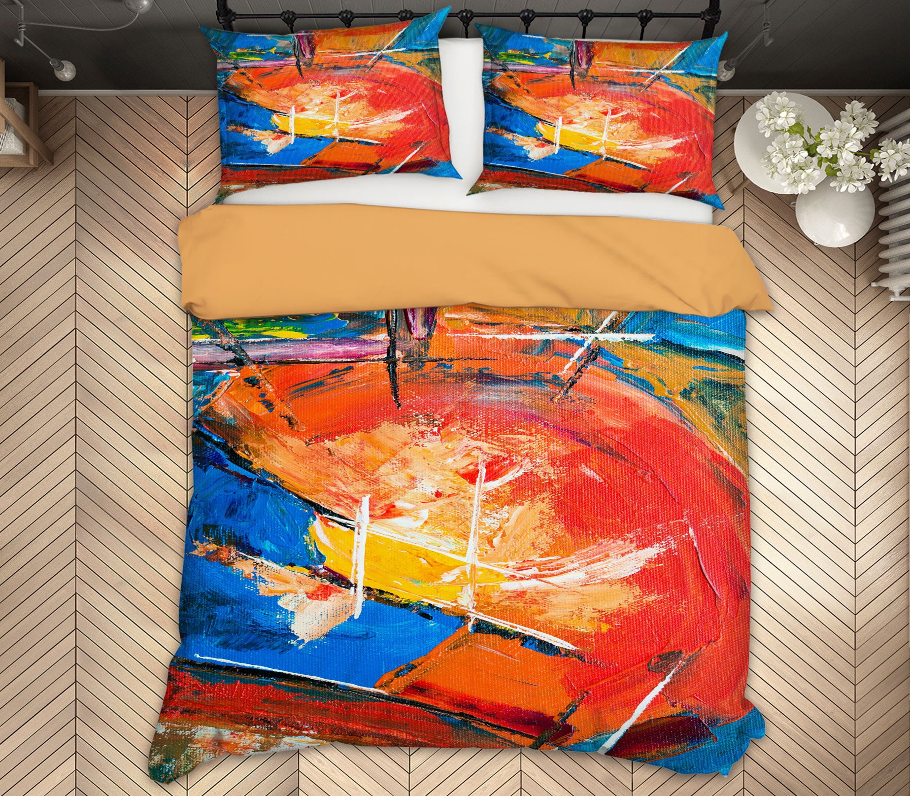 3D Colorful 59082 Bed Pillowcases Quilt