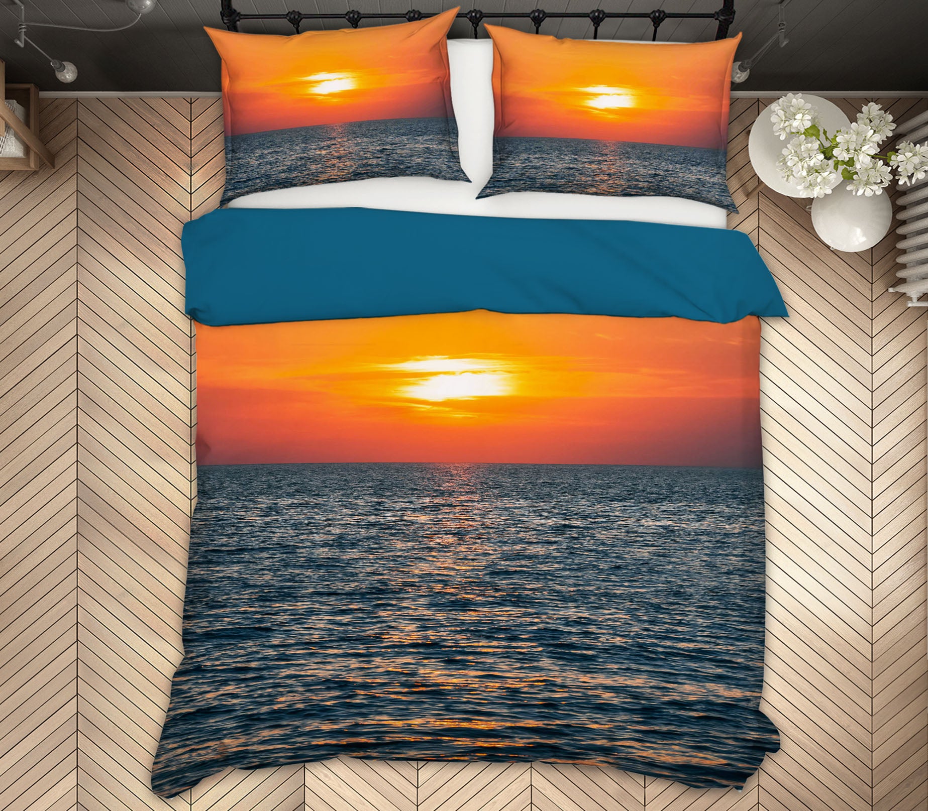 3D Sea Surface Sunlight 16052 Bed Pillowcases Quilt