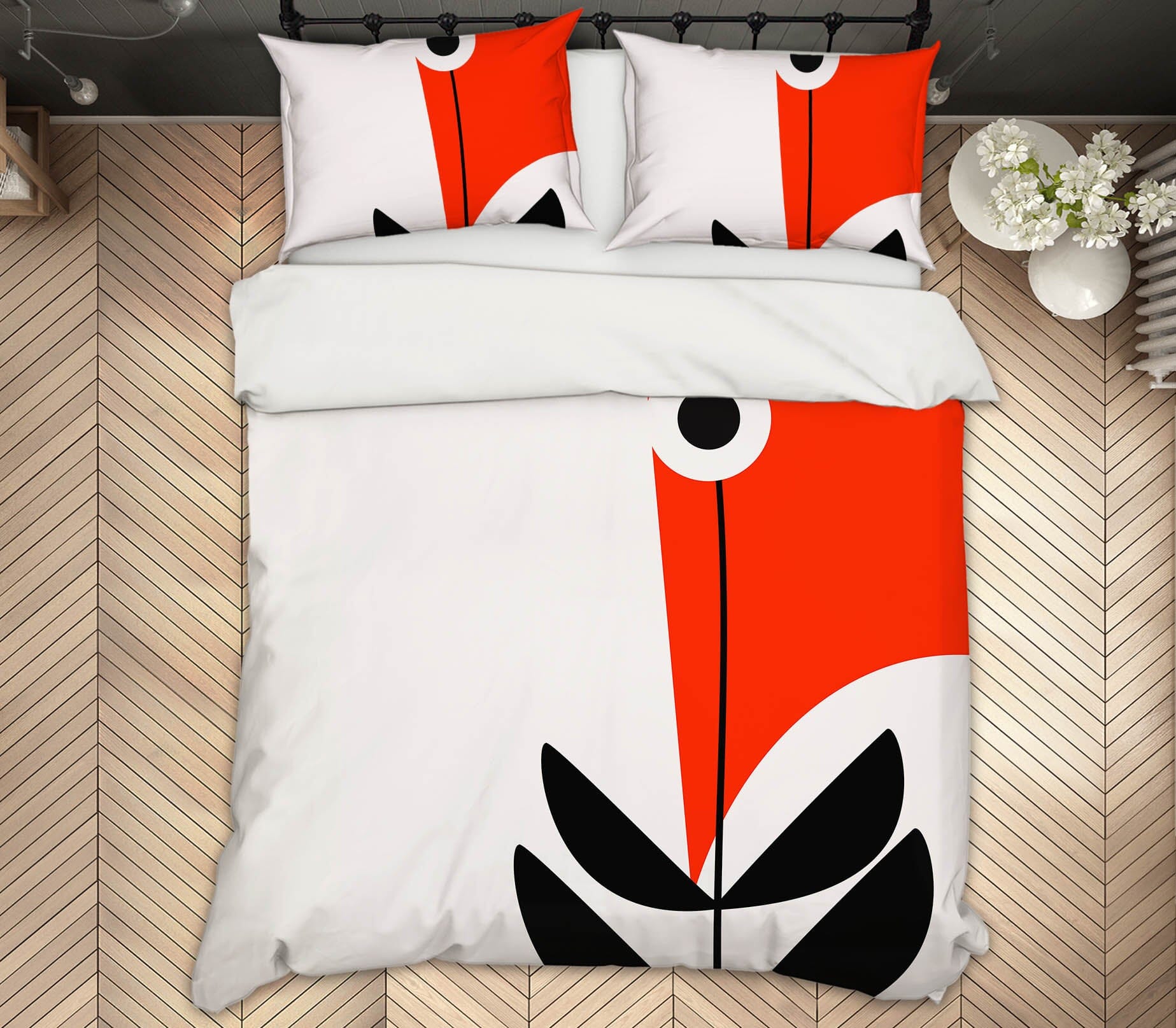 3D Graffiti Leaves 144 Boris Draschoff Bedding Bed Pillowcases Quilt Quiet Covers AJ Creativity Home