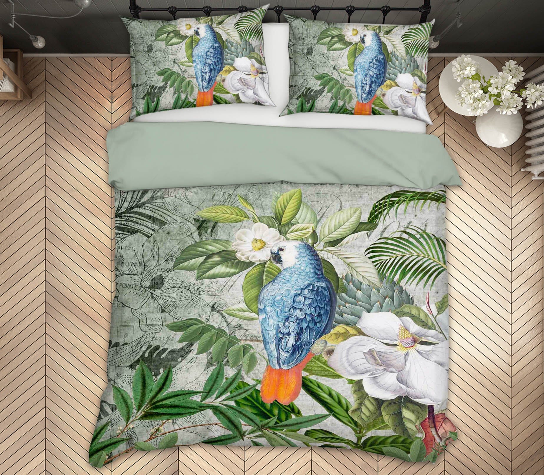 3D Kingdom Of Birds 2134 Andrea haase Bedding Bed Pillowcases Quilt Quiet Covers AJ Creativity Home