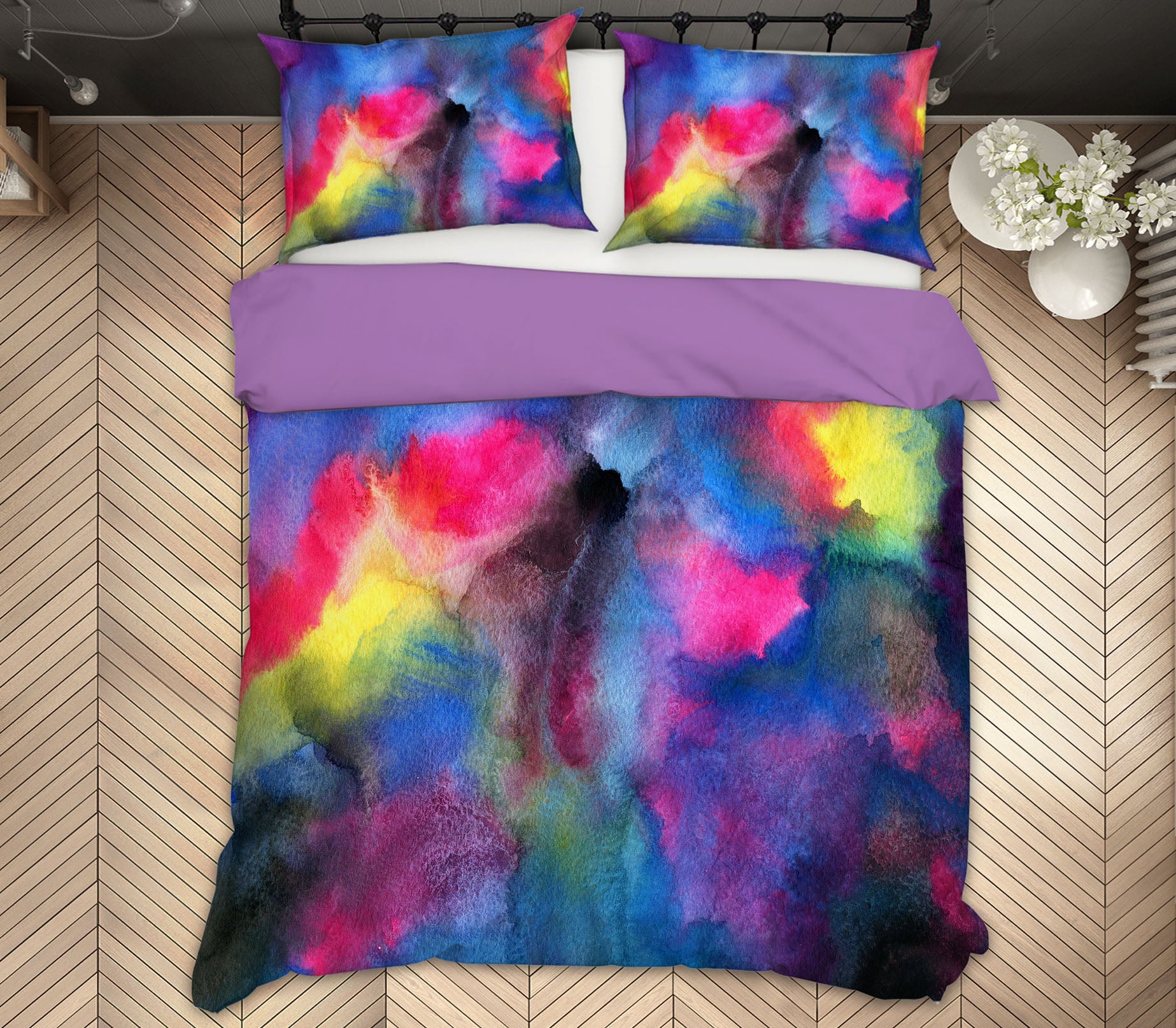 3D Colorful 15209 Bed Pillowcases Quilt