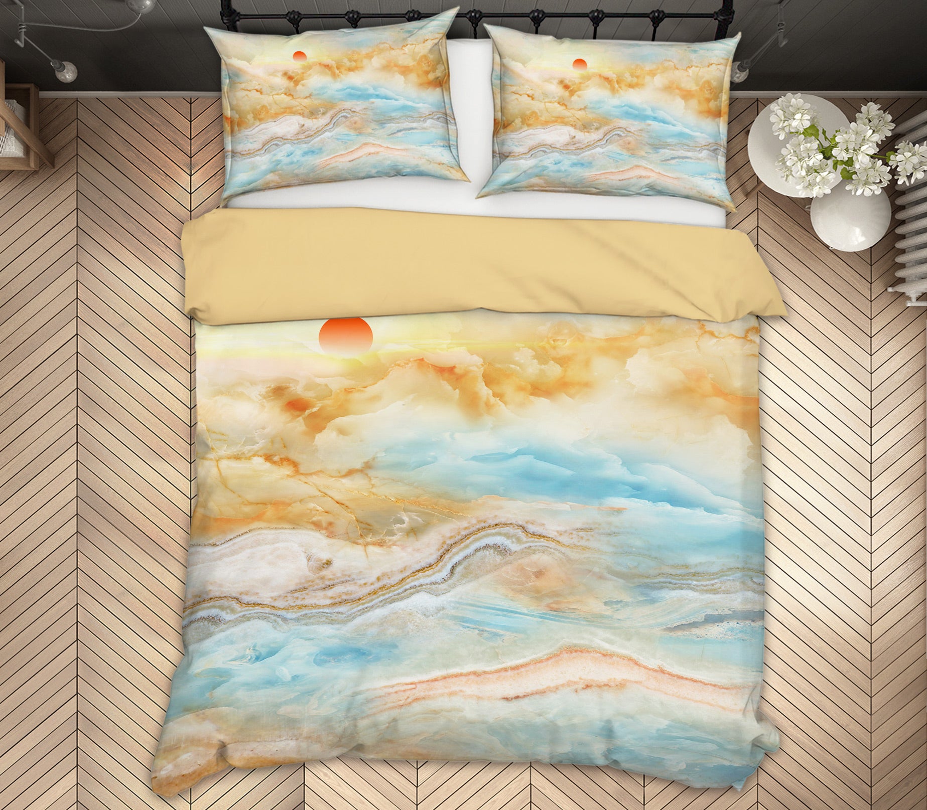 3D Sea Of Clouds 12052 Bed Pillowcases Quilt