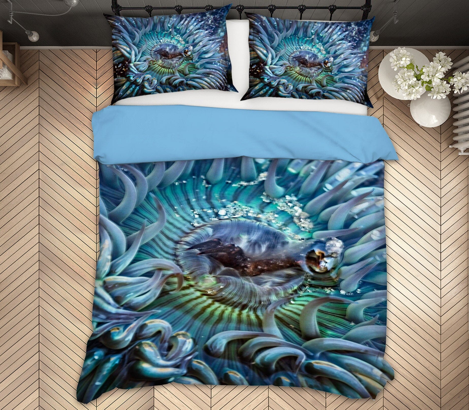3D Tidepool Treasure 2135 Kathy Barefield Bedding Bed Pillowcases Quilt Quiet Covers AJ Creativity Home