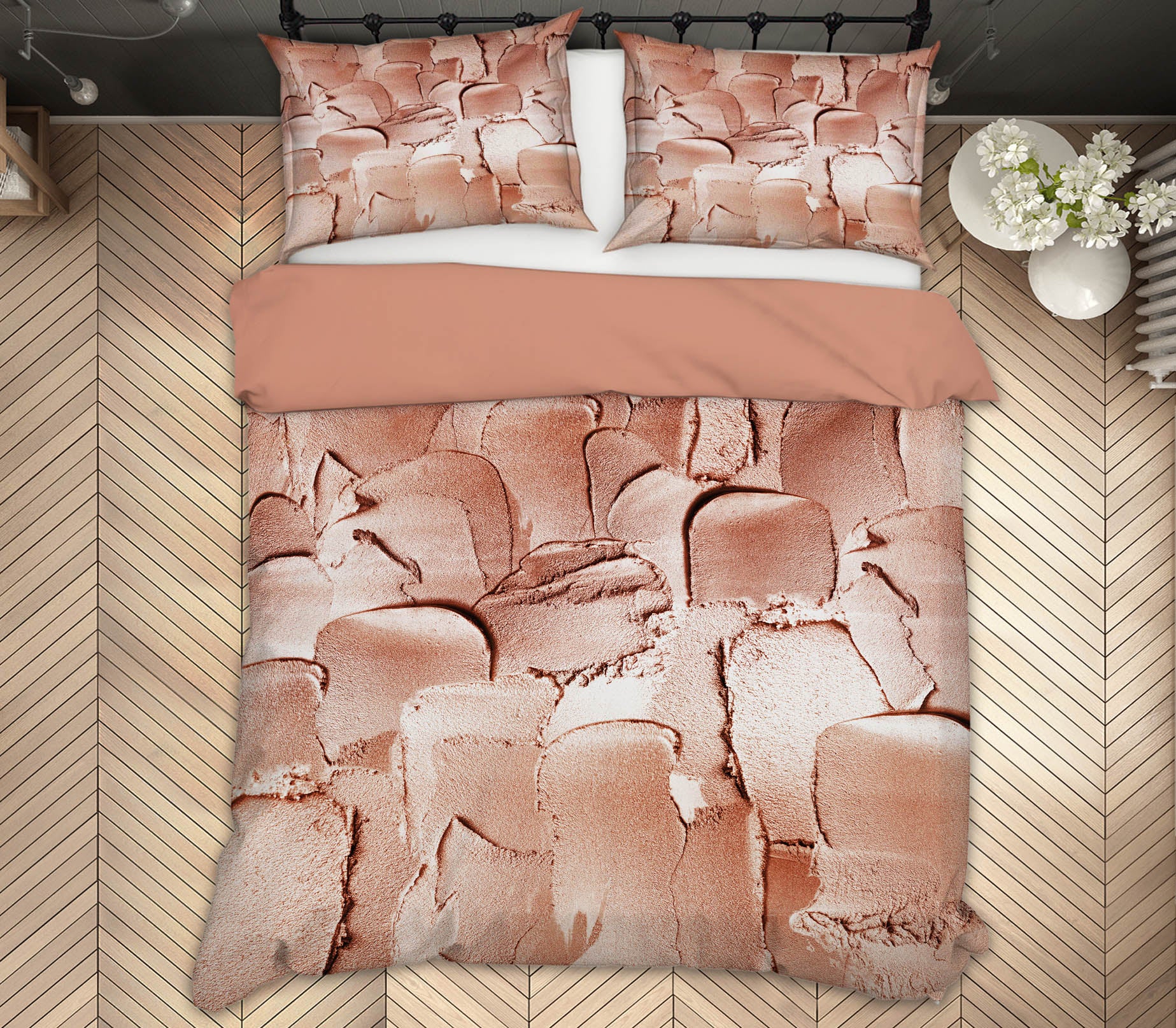 3D Dark Brown Pigment 017 Uta Naumann Bedding Bed Pillowcases Quilt