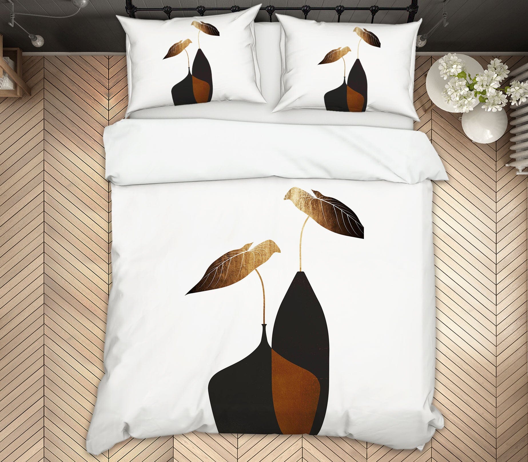 3D Sunshine Leaf 208 Boris Draschoff Bedding Bed Pillowcases Quilt Quiet Covers AJ Creativity Home