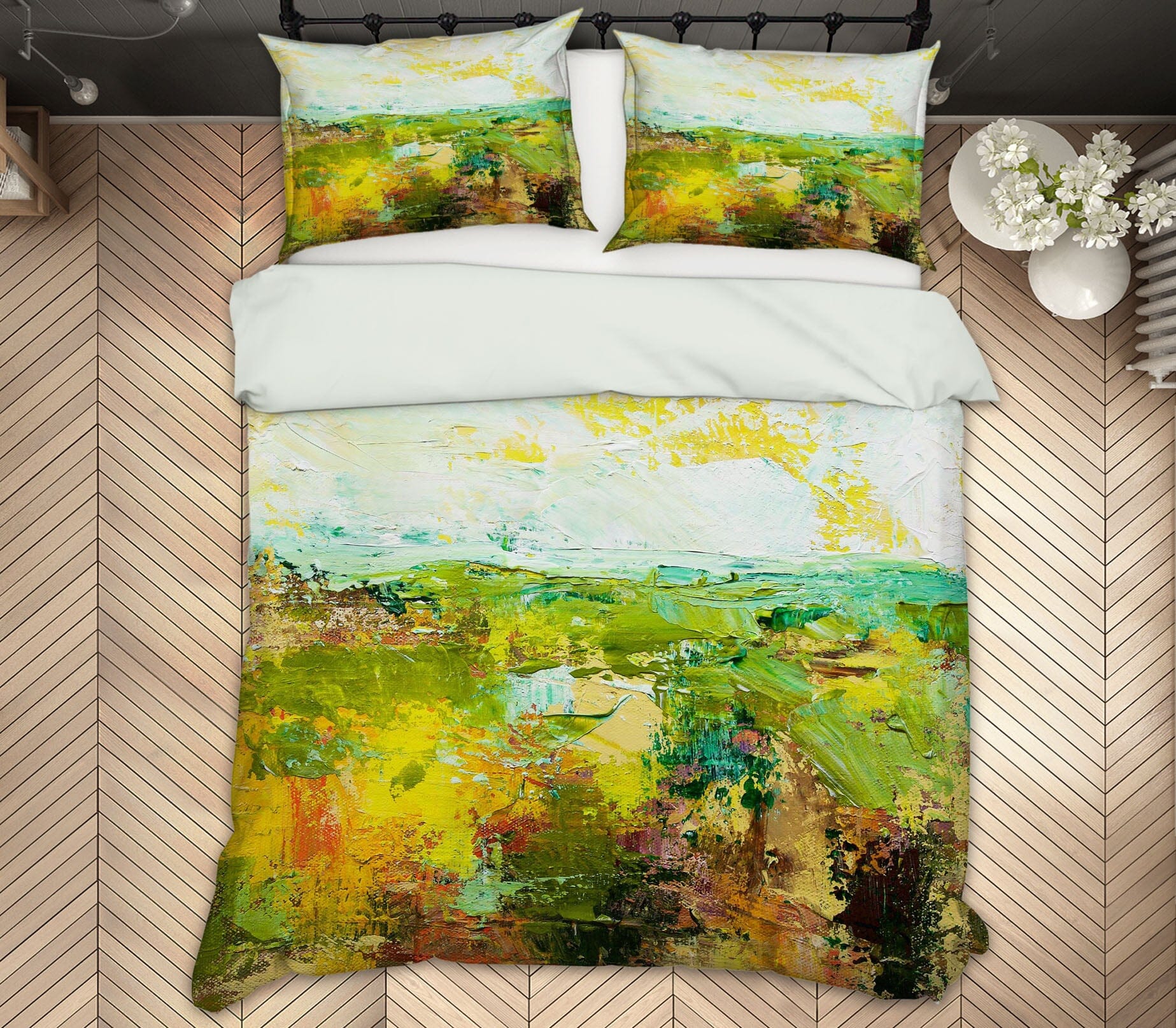 3D Grassland Pigment 1102 Allan P. Friedlander Bedding Bed Pillowcases Quilt Quiet Covers AJ Creativity Home