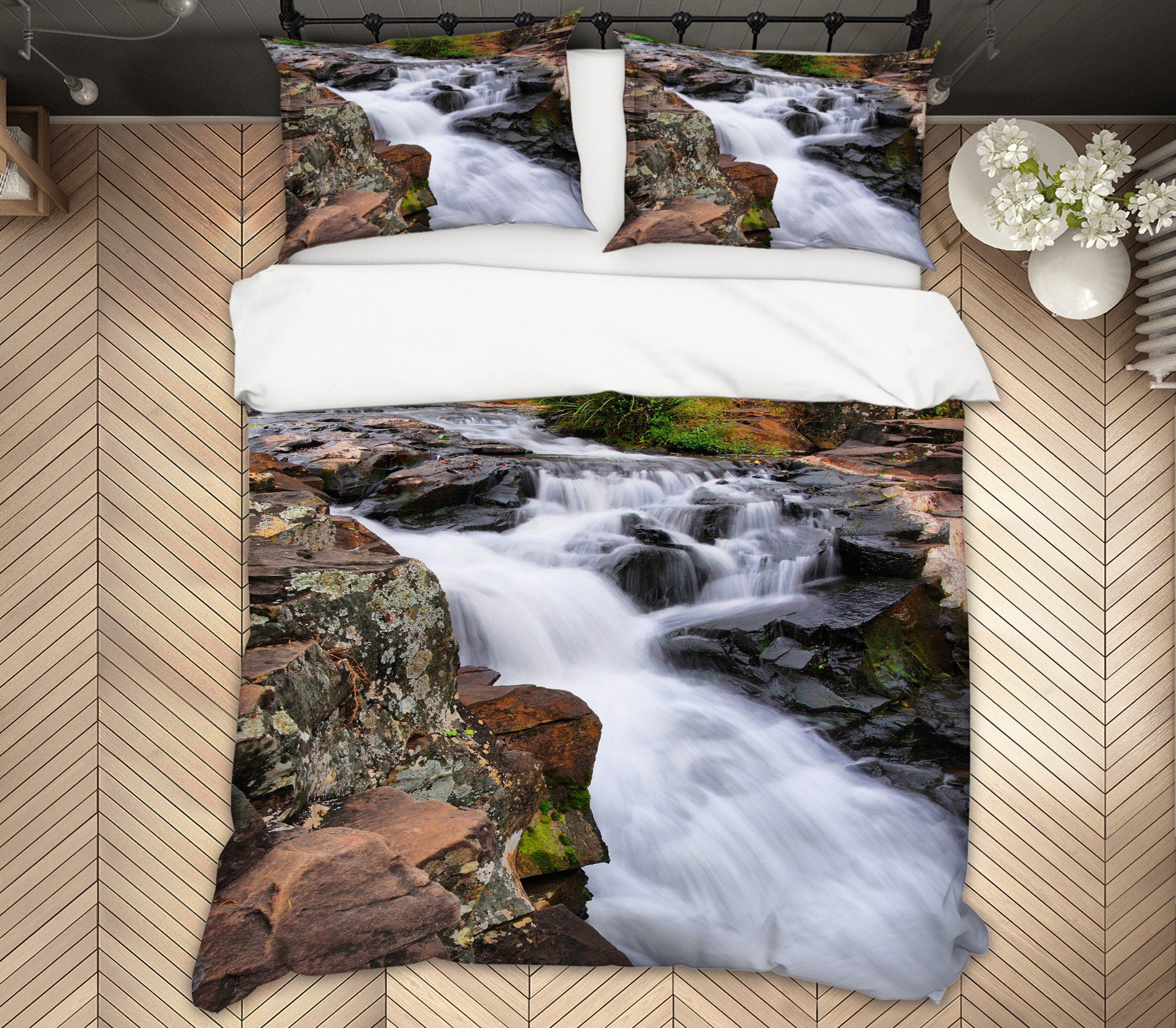 3D Stream 15093 Bed Pillowcases Quilt