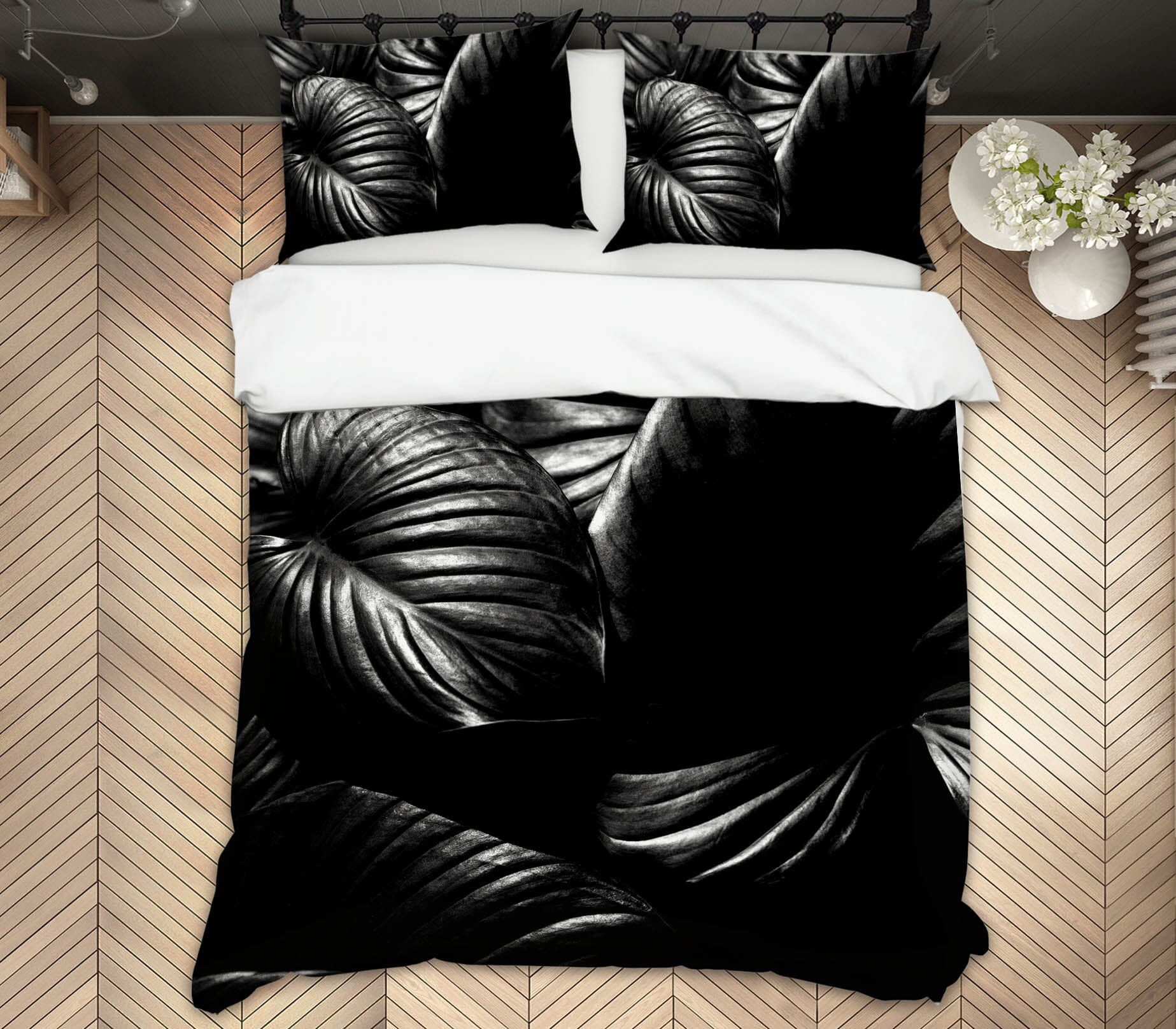 3D Green Leaf 241 Boris Draschoff Bedding Bed Pillowcases Quilt Quiet Covers AJ Creativity Home