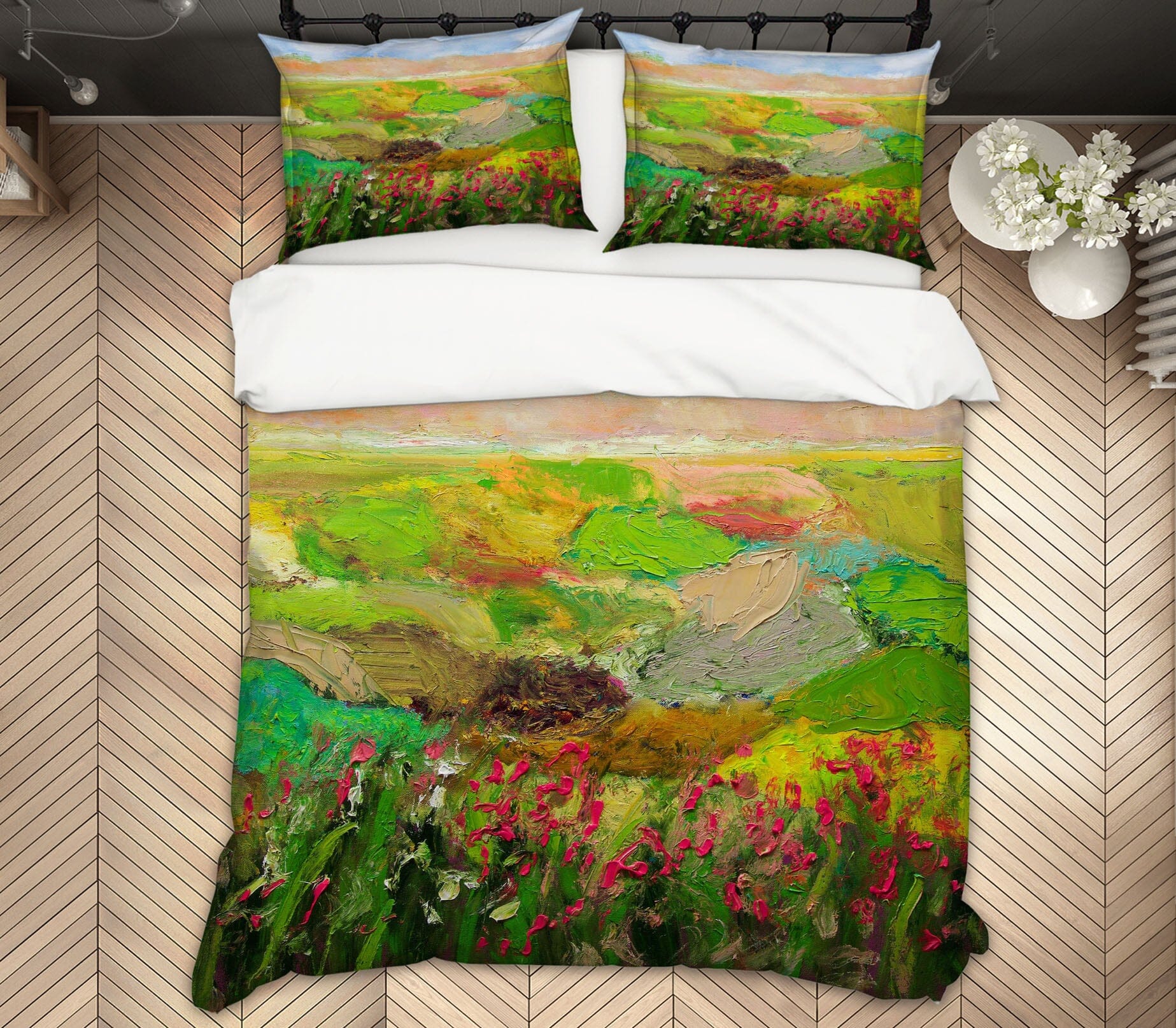 3D Red Roses 1119 Allan P. Friedlander Bedding Bed Pillowcases Quilt Quiet Covers AJ Creativity Home