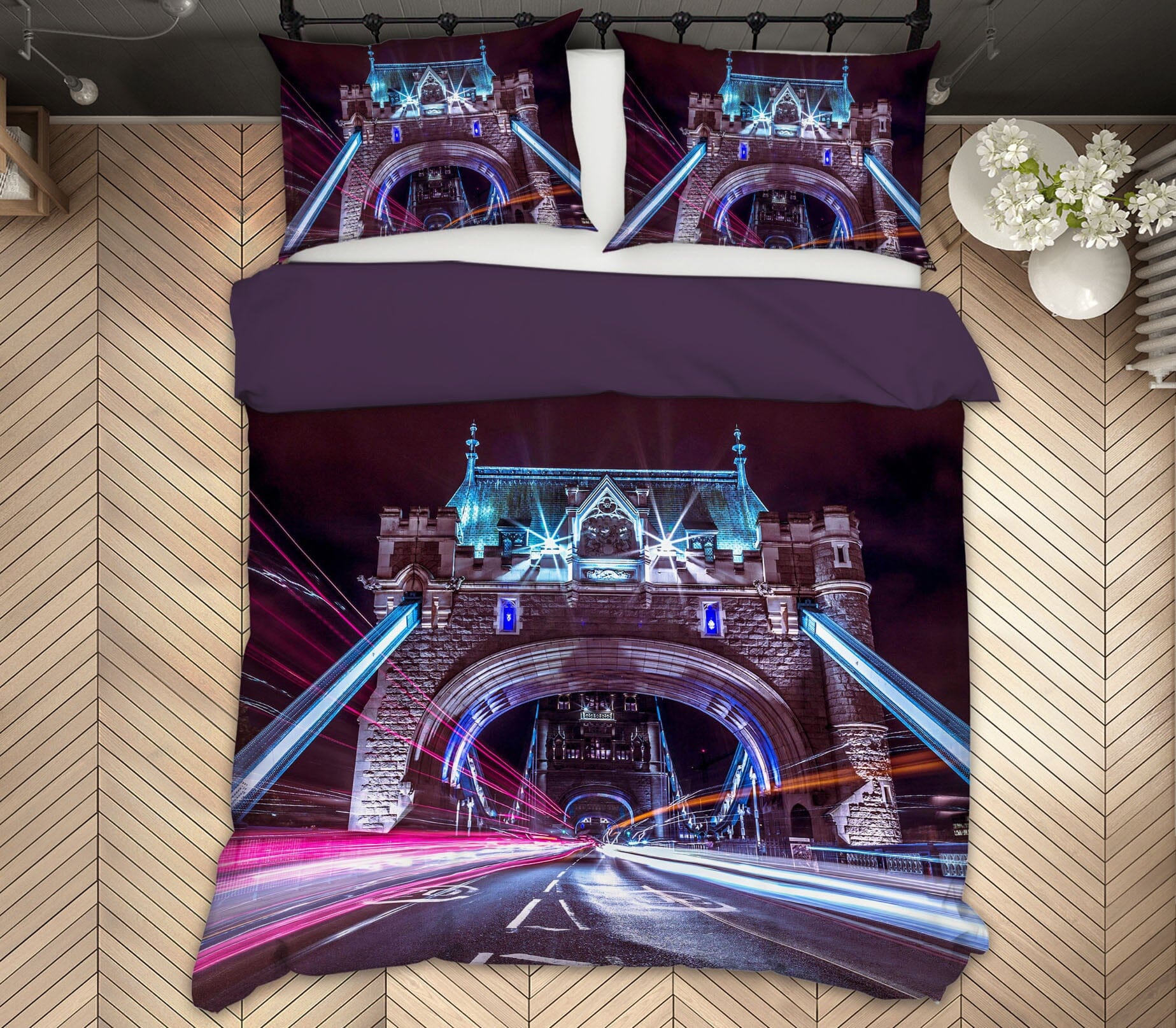 3D Traffic Flow 1017 Assaf Frank Bedding Bed Pillowcases Quilt Quiet Covers AJ Creativity Home