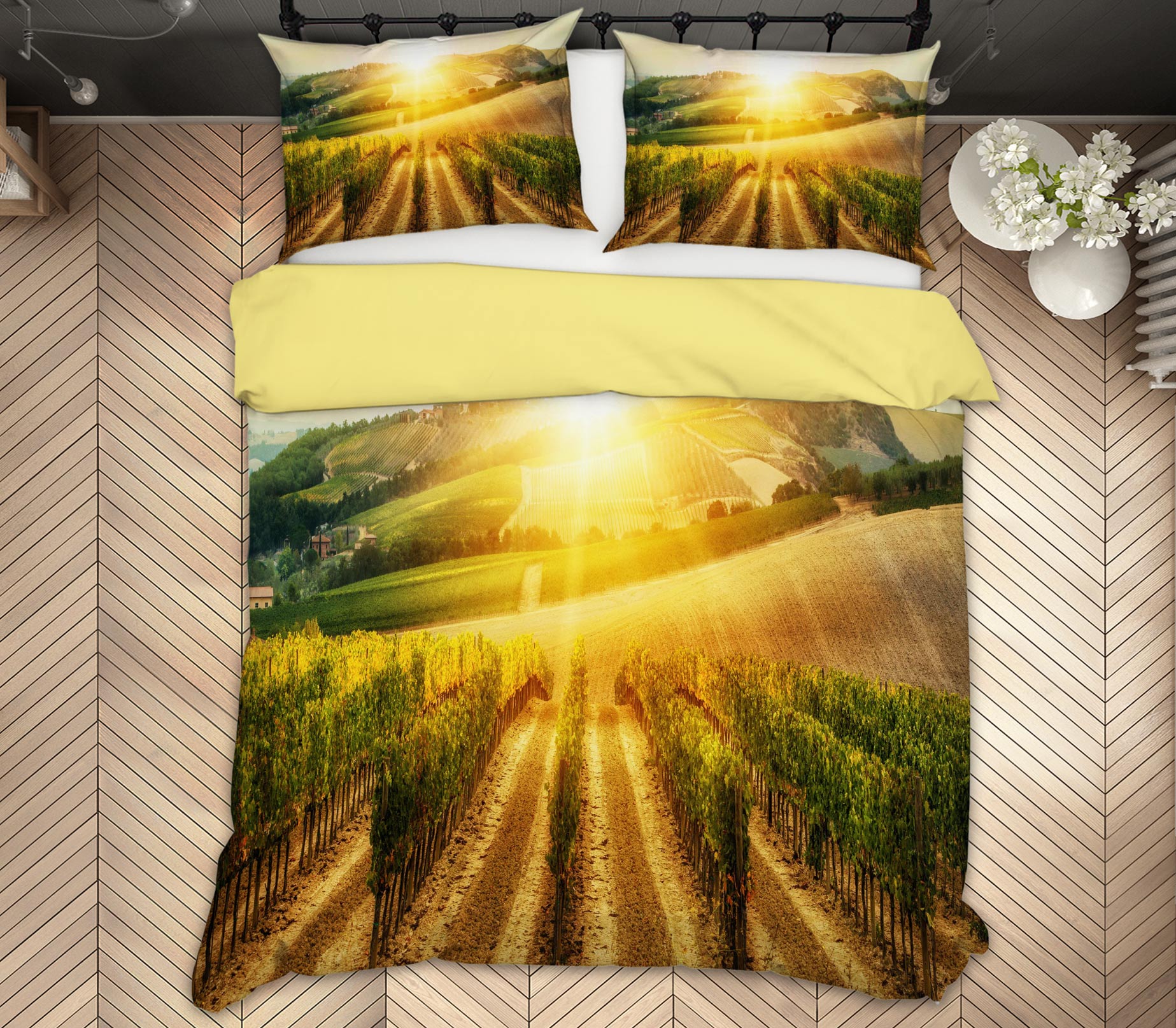 3D Sunlight Path 59159 Bed Pillowcases Quilt