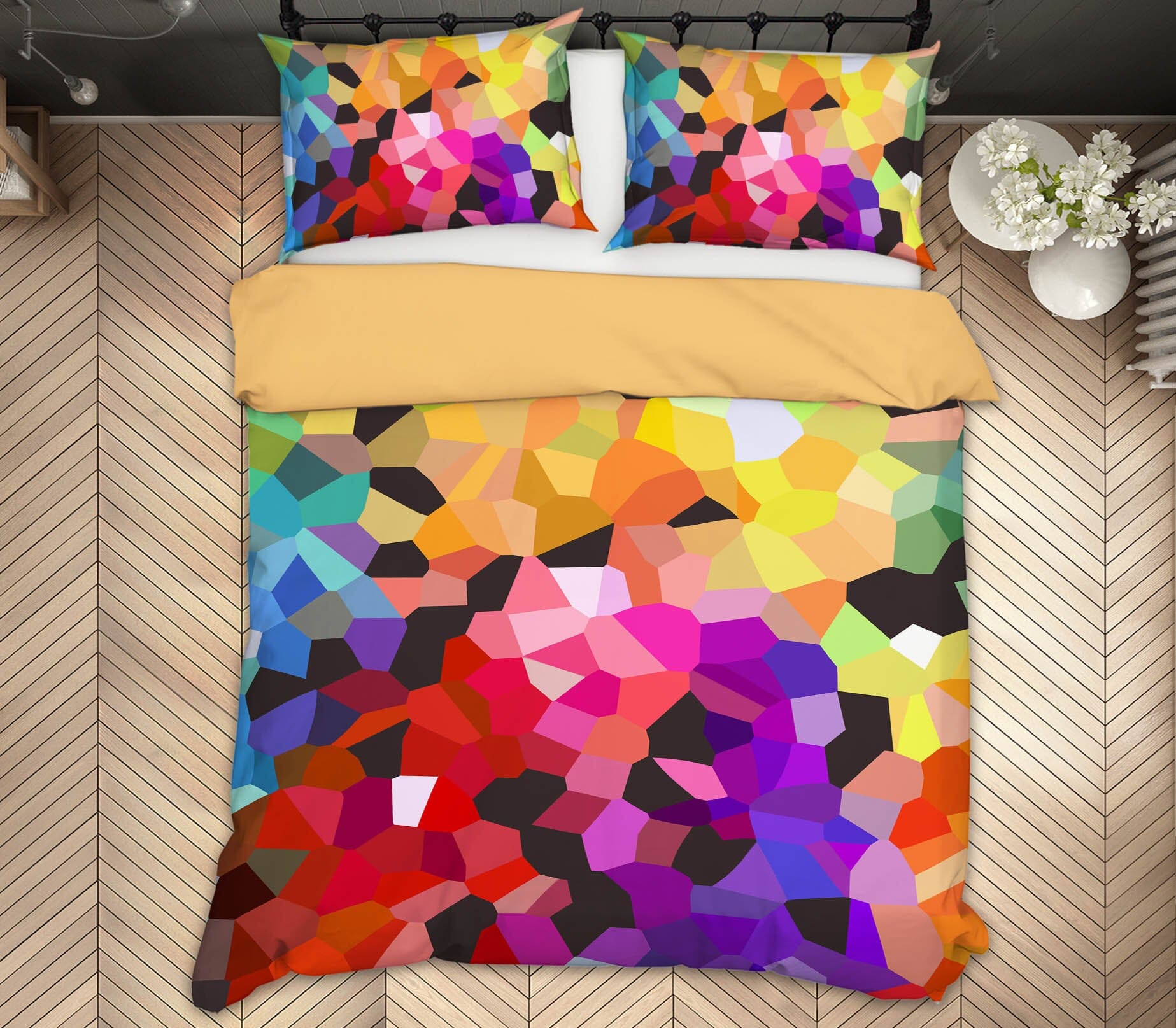 3D Dazzling Color 2002 Shandra Smith Bedding Bed Pillowcases Quilt Quiet Covers AJ Creativity Home