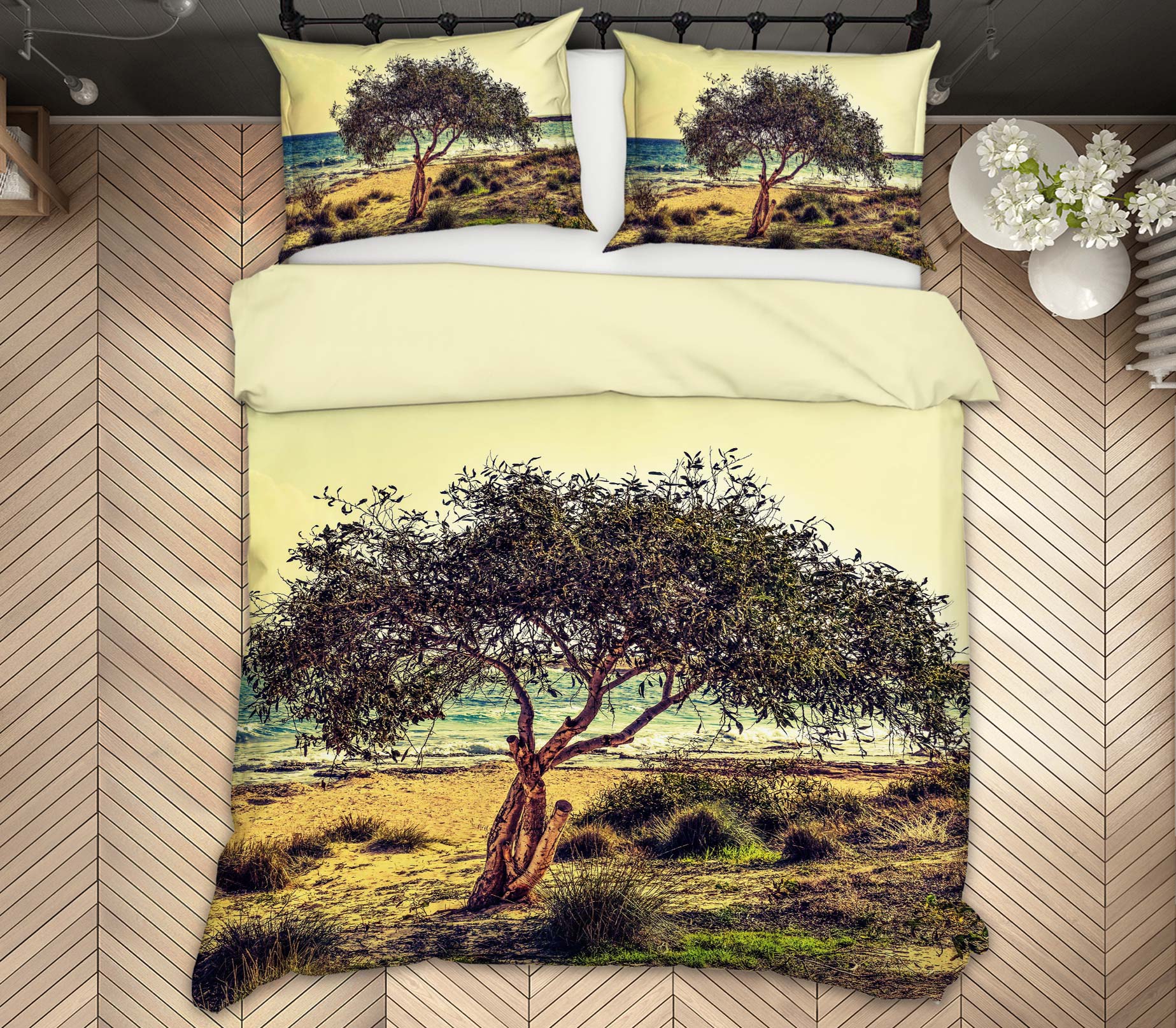 3D Trees 13132 Bed Pillowcases Quilt