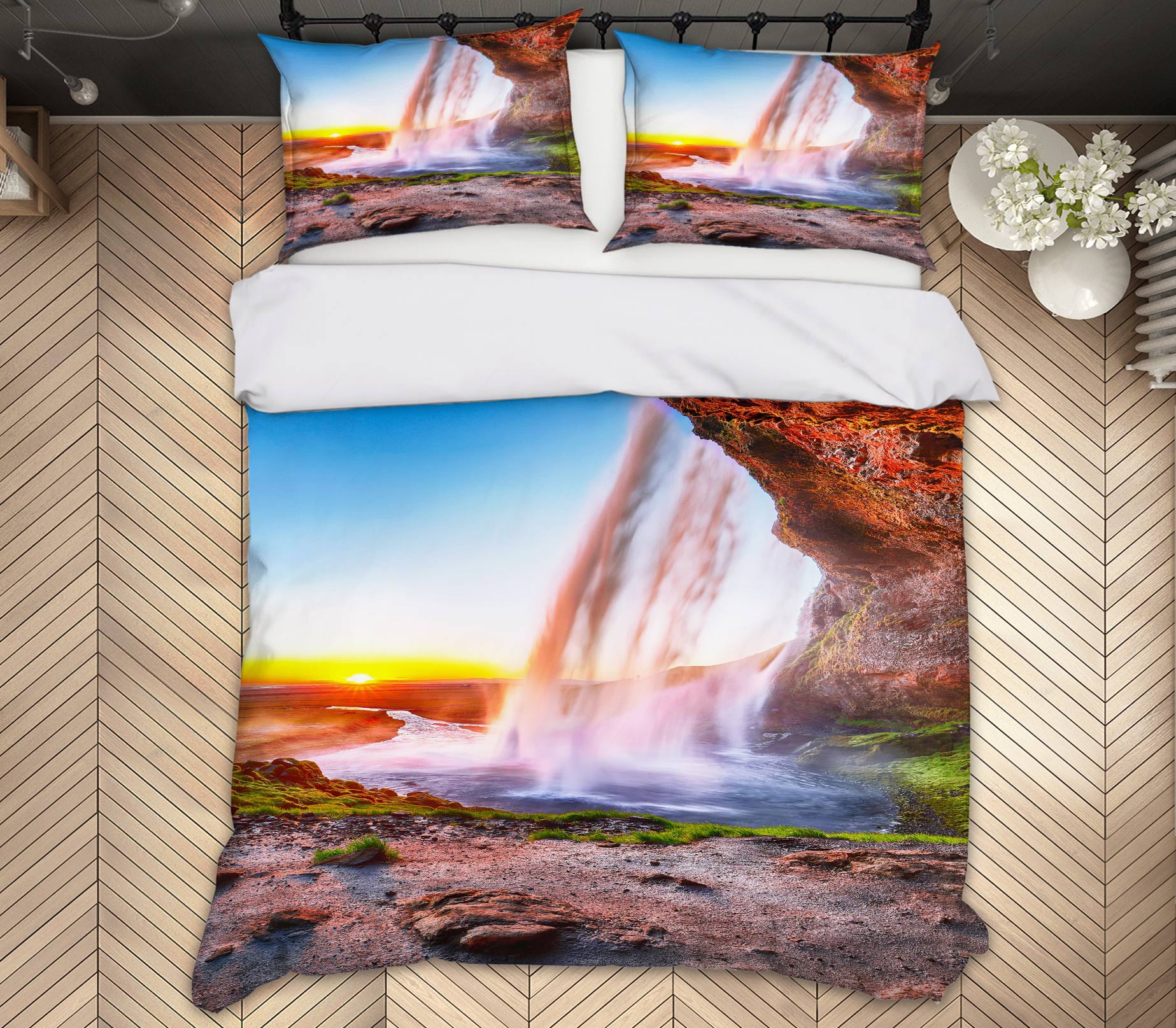 3D Rock 15167 Bed Pillowcases Quilt