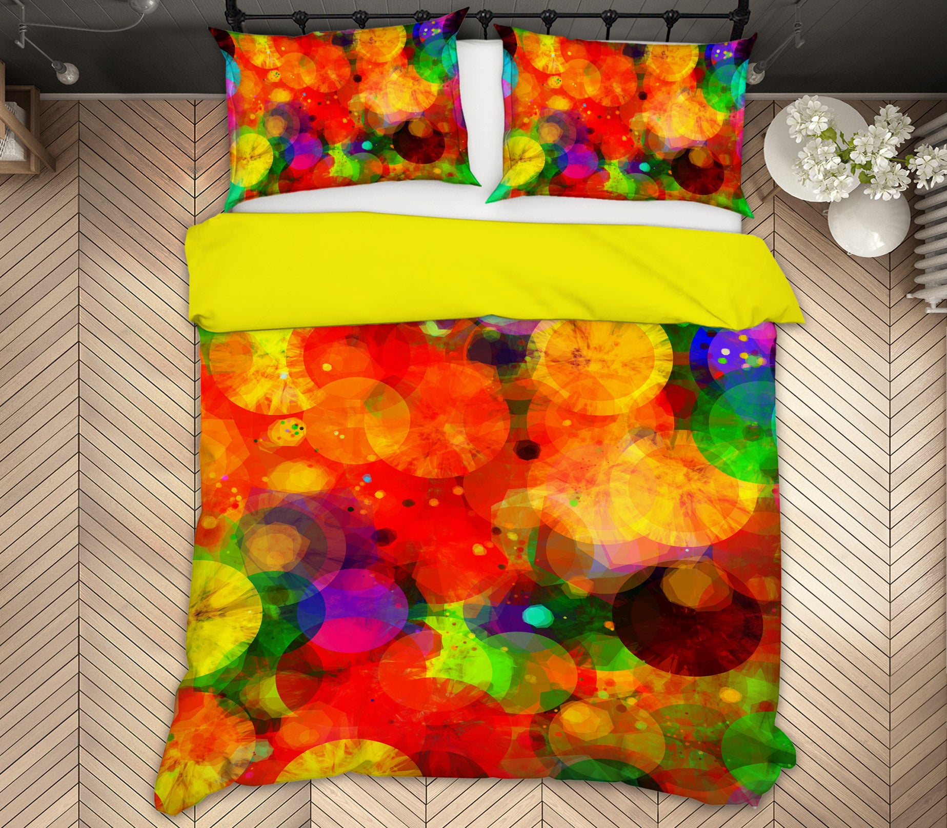 3D Color Aperture 13224 Bed Pillowcases Quilt