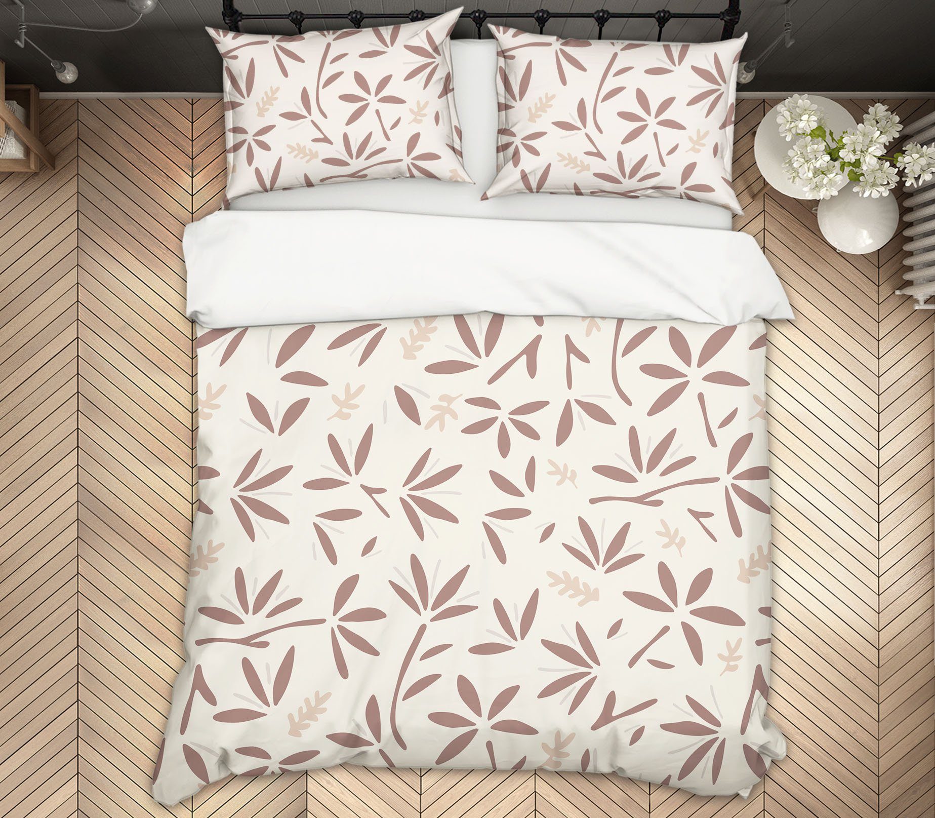 3D Animal Footprints 2107 Jillian Helvey Bedding Bed Pillowcases Quilt Quiet Covers AJ Creativity Home