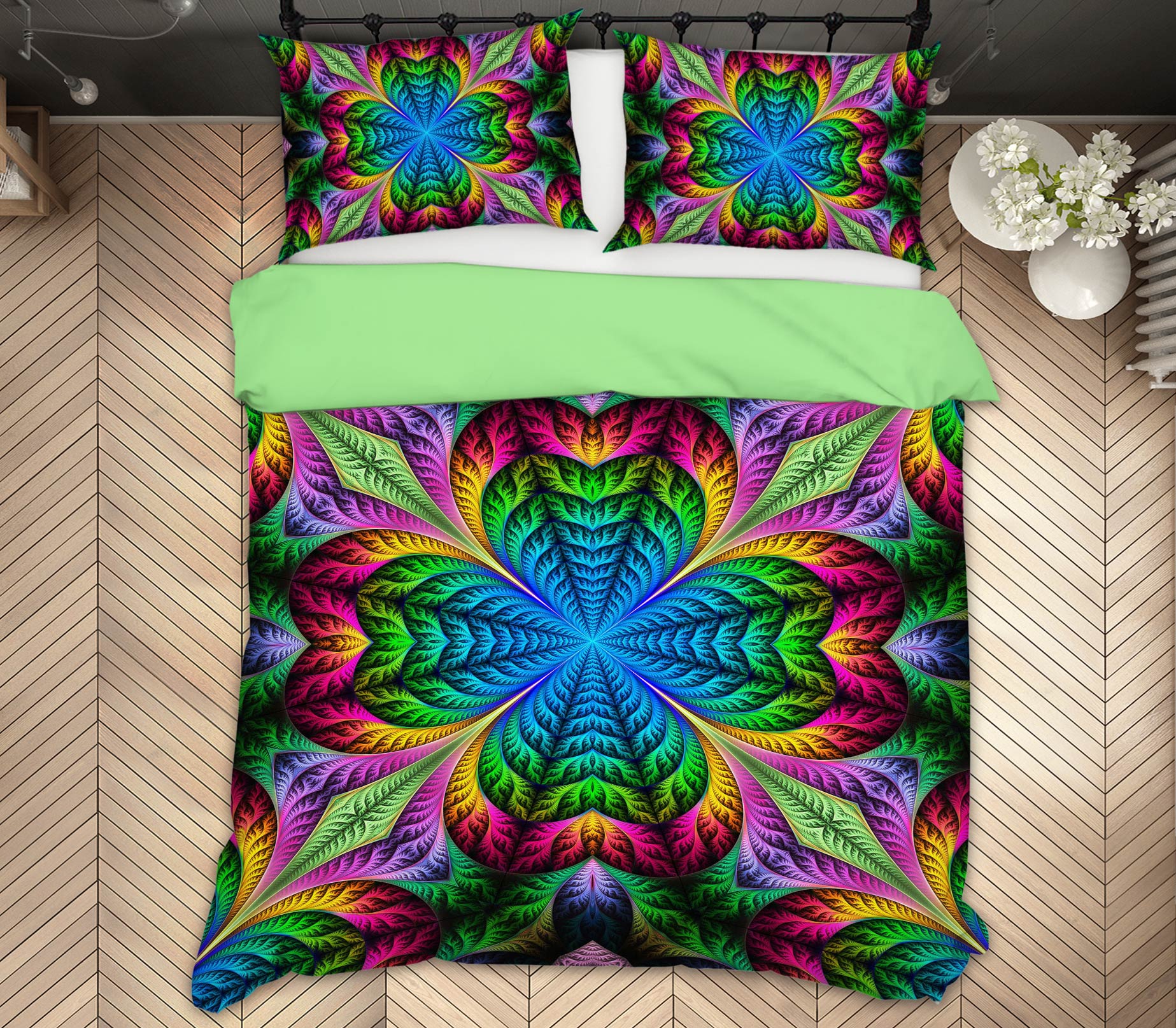 3D Color Texture 14006 Bed Pillowcases Quilt