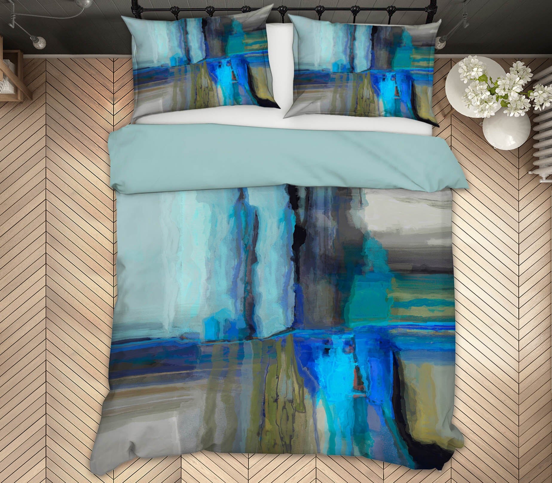 3D Ink Graffiti 2109 Michael Tienhaara Bedding Bed Pillowcases Quilt Quiet Covers AJ Creativity Home