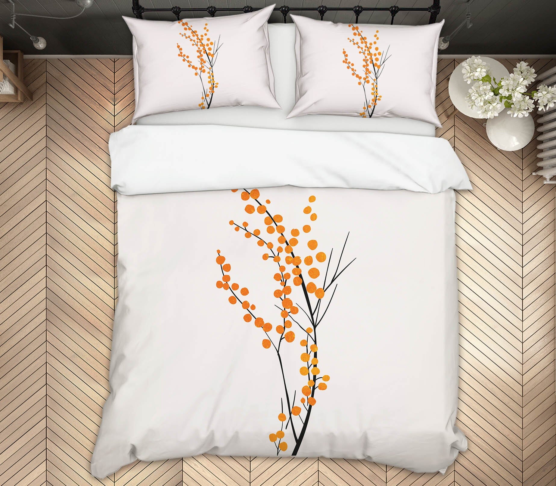 3D Plum Pattern 238 Boris Draschoff Bedding Bed Pillowcases Quilt Quiet Covers AJ Creativity Home
