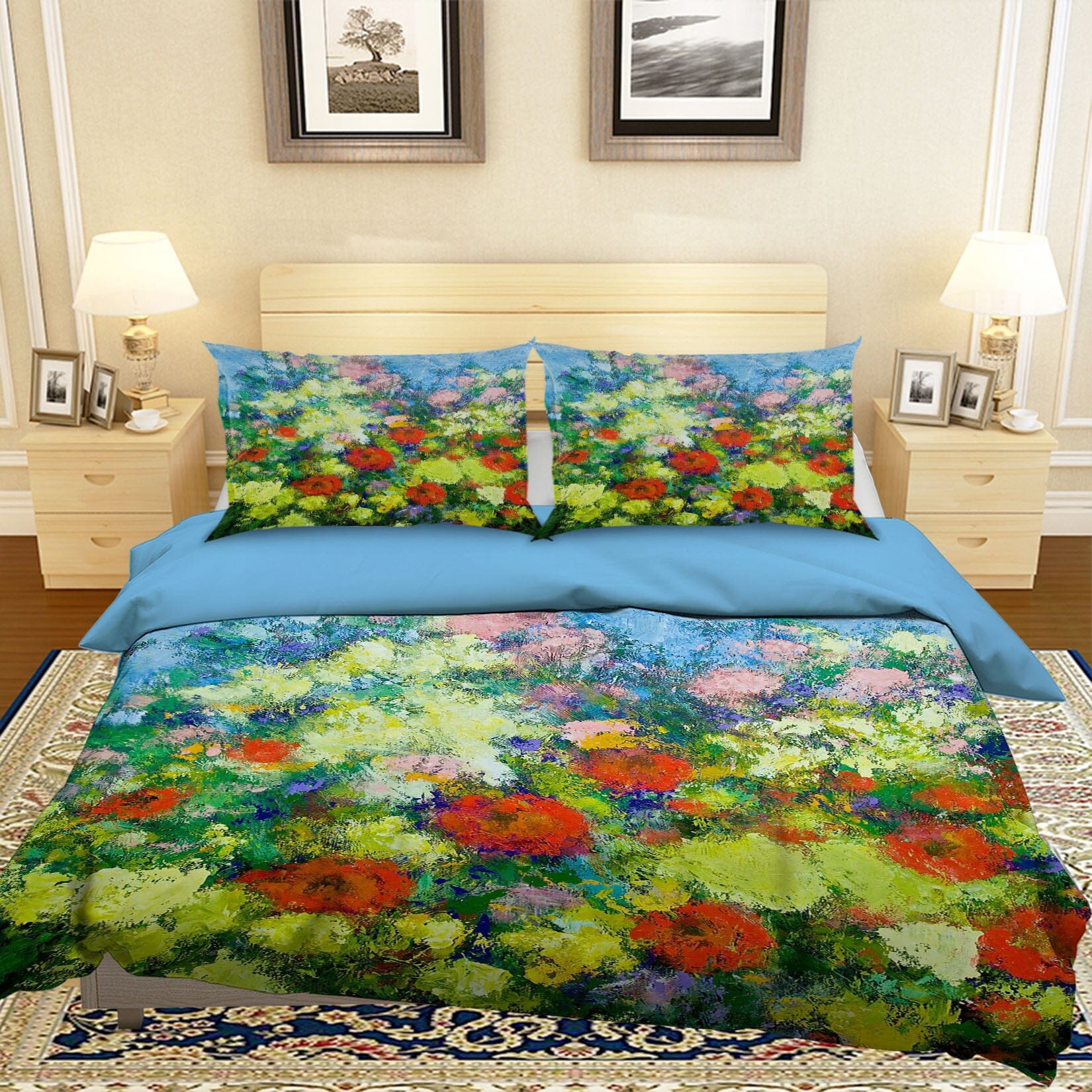 3D Garden Shower 1070 Allan P. Friedlander Bedding Bed Pillowcases Quilt Quiet Covers AJ Creativity Home