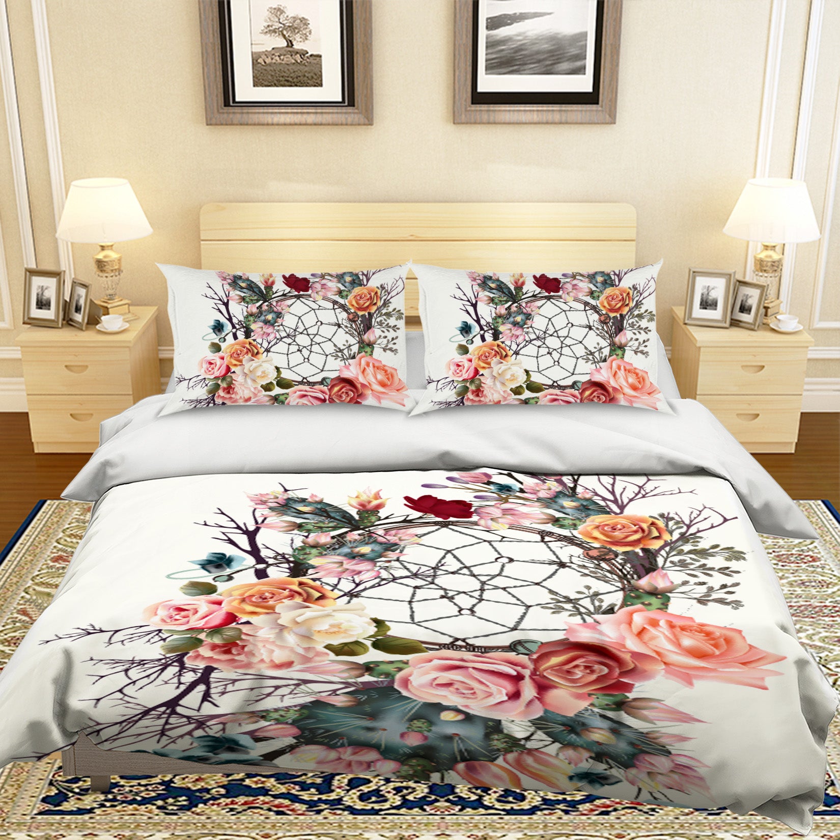 3D Wreath 15012 Bed Pillowcases Quilt