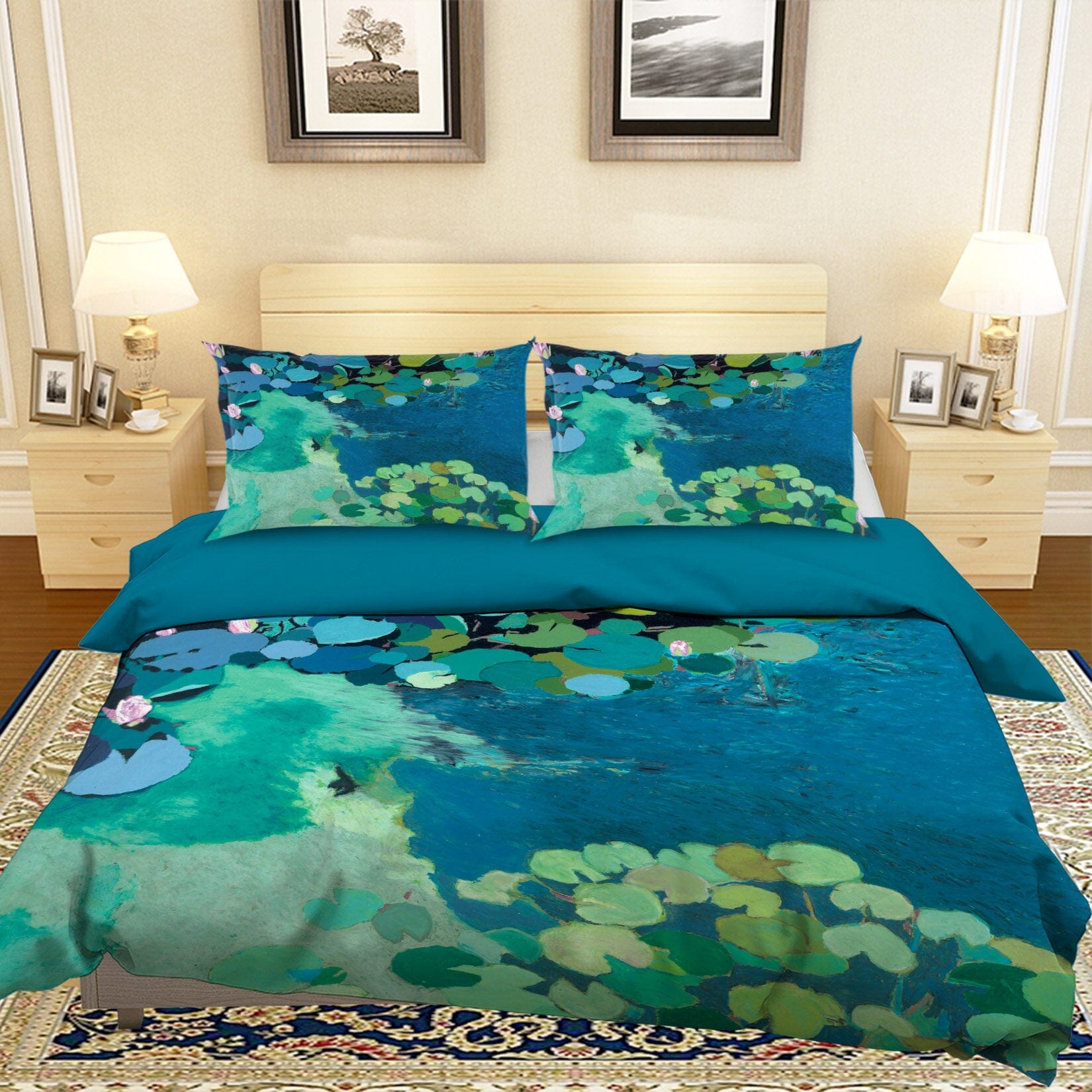 3D Moonlit Shadows 1110 Allan P. Friedlander Bedding Bed Pillowcases Quilt Quiet Covers AJ Creativity Home