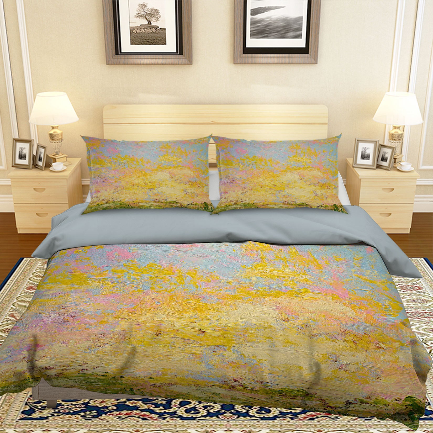 3D Yellow Paint 1063 Allan P. Friedlander Bedding Bed Pillowcases Quilt