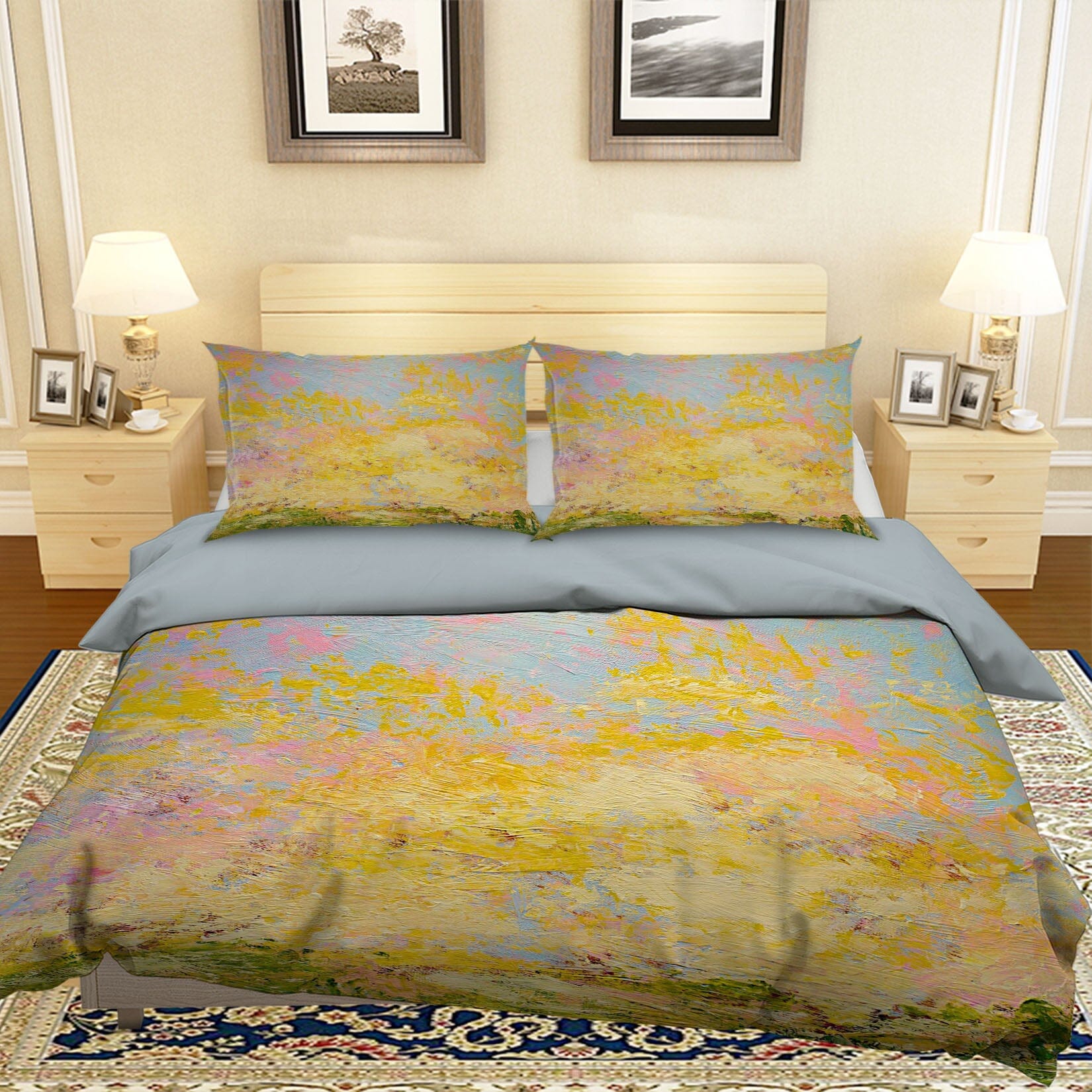 3D Yellow Paint 1063 Allan P. Friedlander Bedding Bed Pillowcases Quilt Quiet Covers AJ Creativity Home