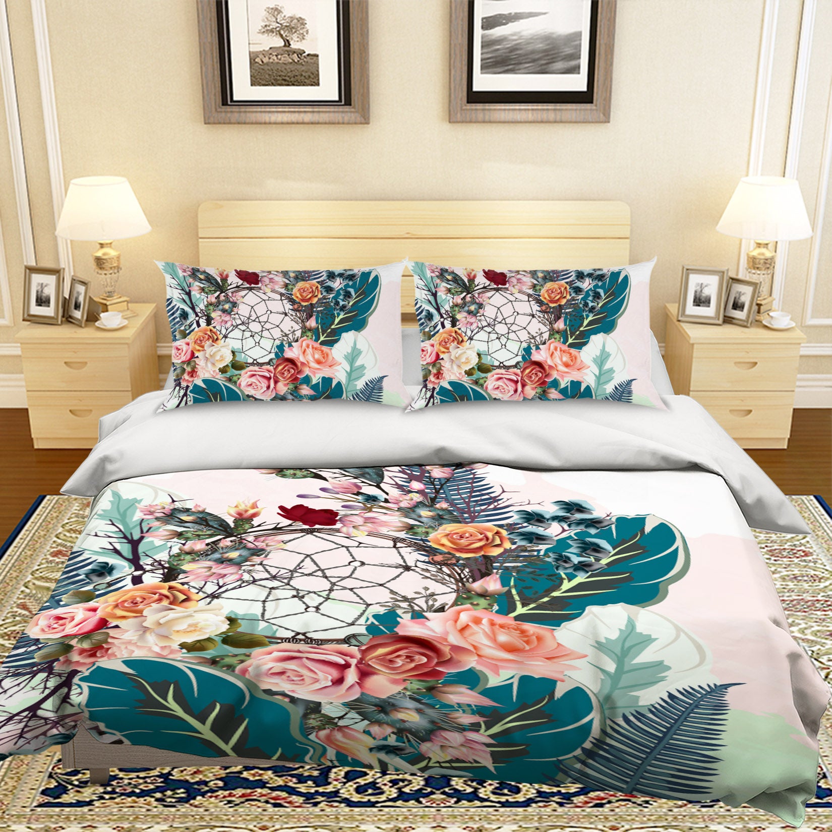 3D Wreath 14230 Bed Pillowcases Quilt