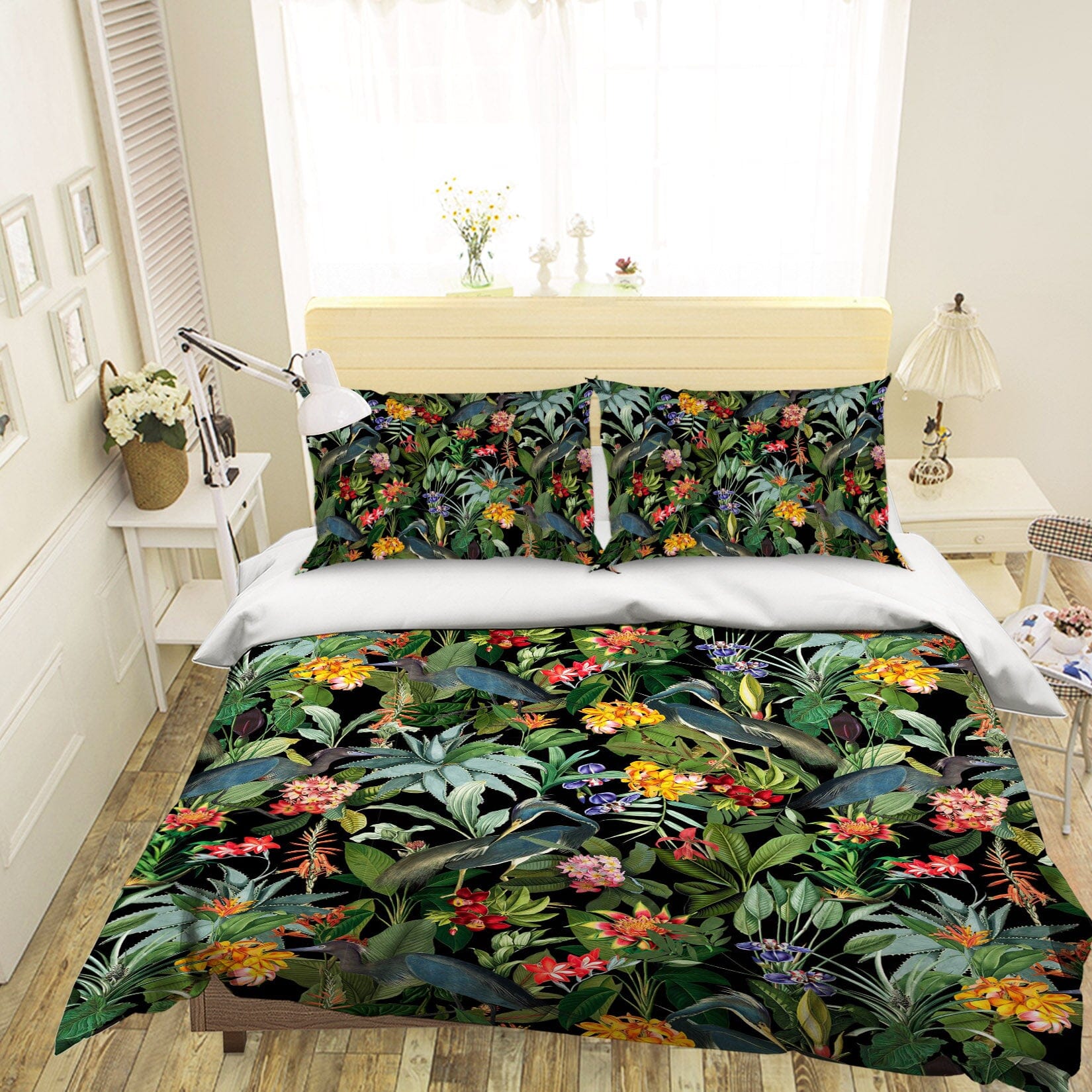 3D Leaves Flower 102 Uta Naumann Bedding Bed Pillowcases Quilt Quiet Covers AJ Creativity Home