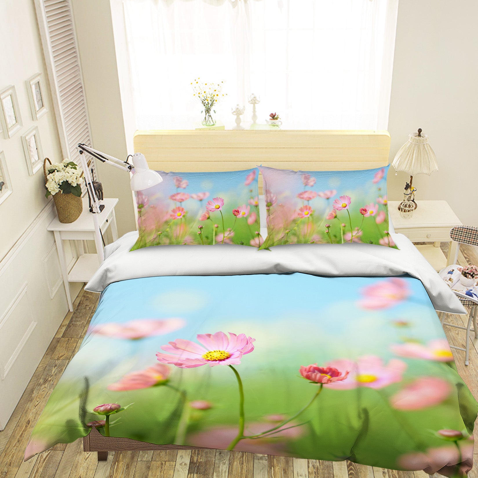 3D Flower Bush 19187 Bed Pillowcases Quilt