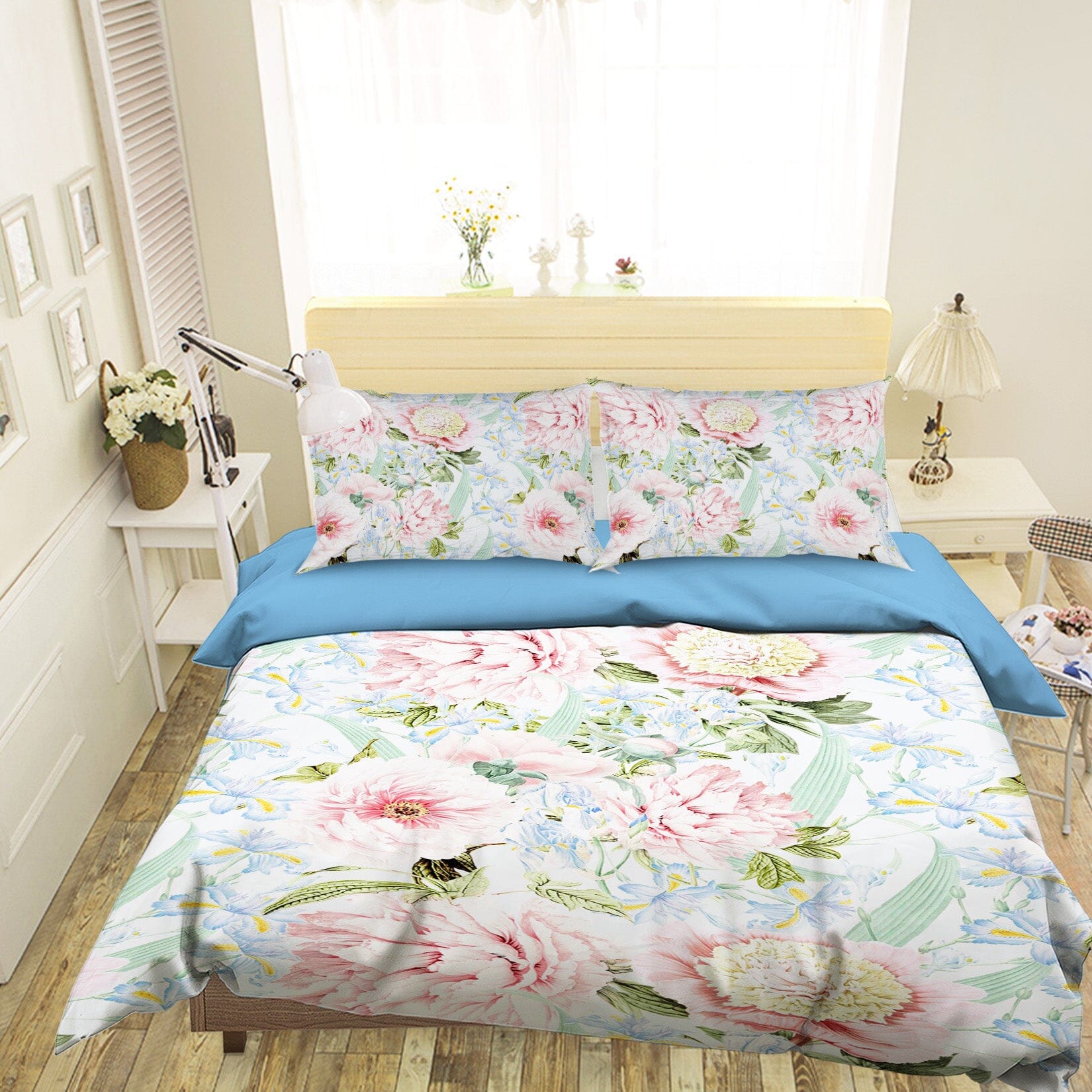 3D Pink Peony 172 Uta Naumann Bedding Bed Pillowcases Quilt Quiet Covers AJ Creativity Home
