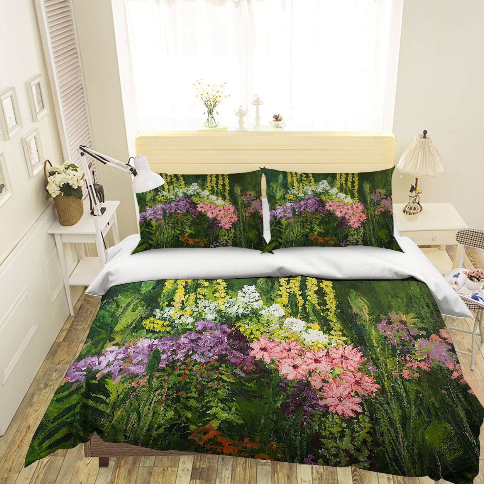 3D Flower Dance 1036 Allan P. Friedlander Bedding Bed Pillowcases Quilt Quiet Covers AJ Creativity Home