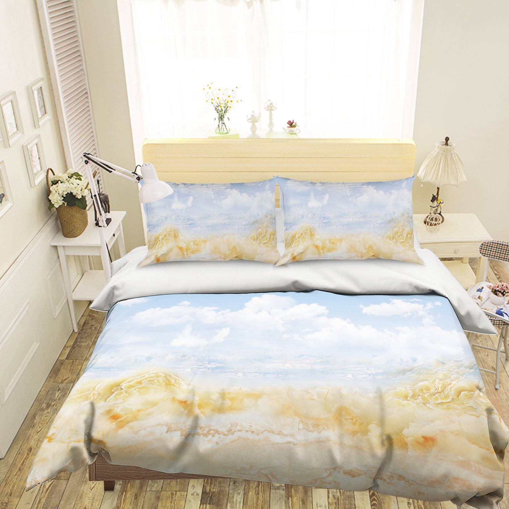 3D Sea Of Clouds 15192 Bed Pillowcases Quilt