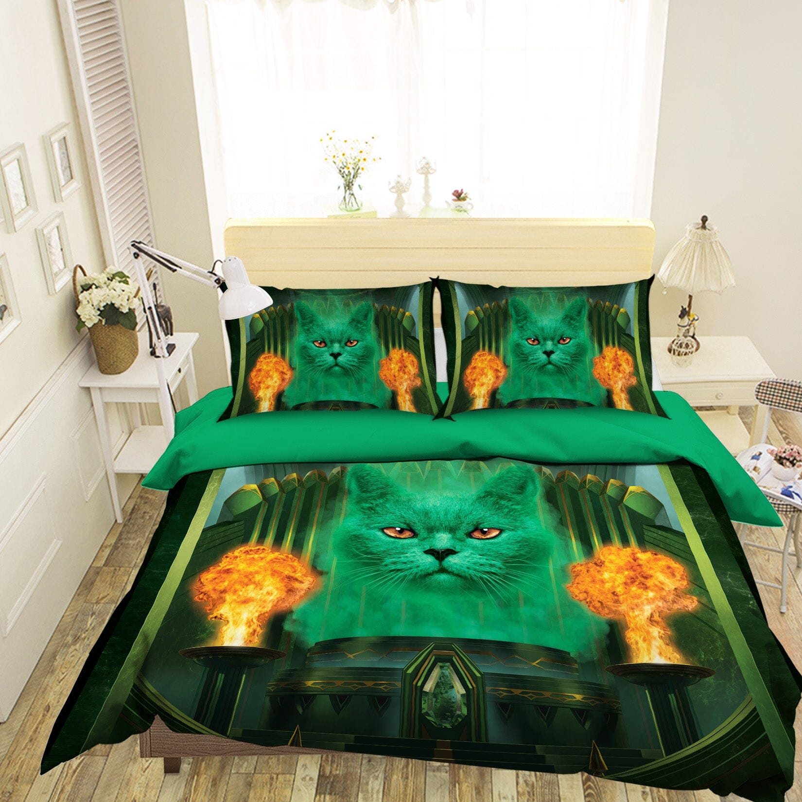 3D Cat The Great And Powerful Def 025 Bed Pillowcases Quilt Exclusive Designer Vincent Quiet Covers AJ Creativity Home