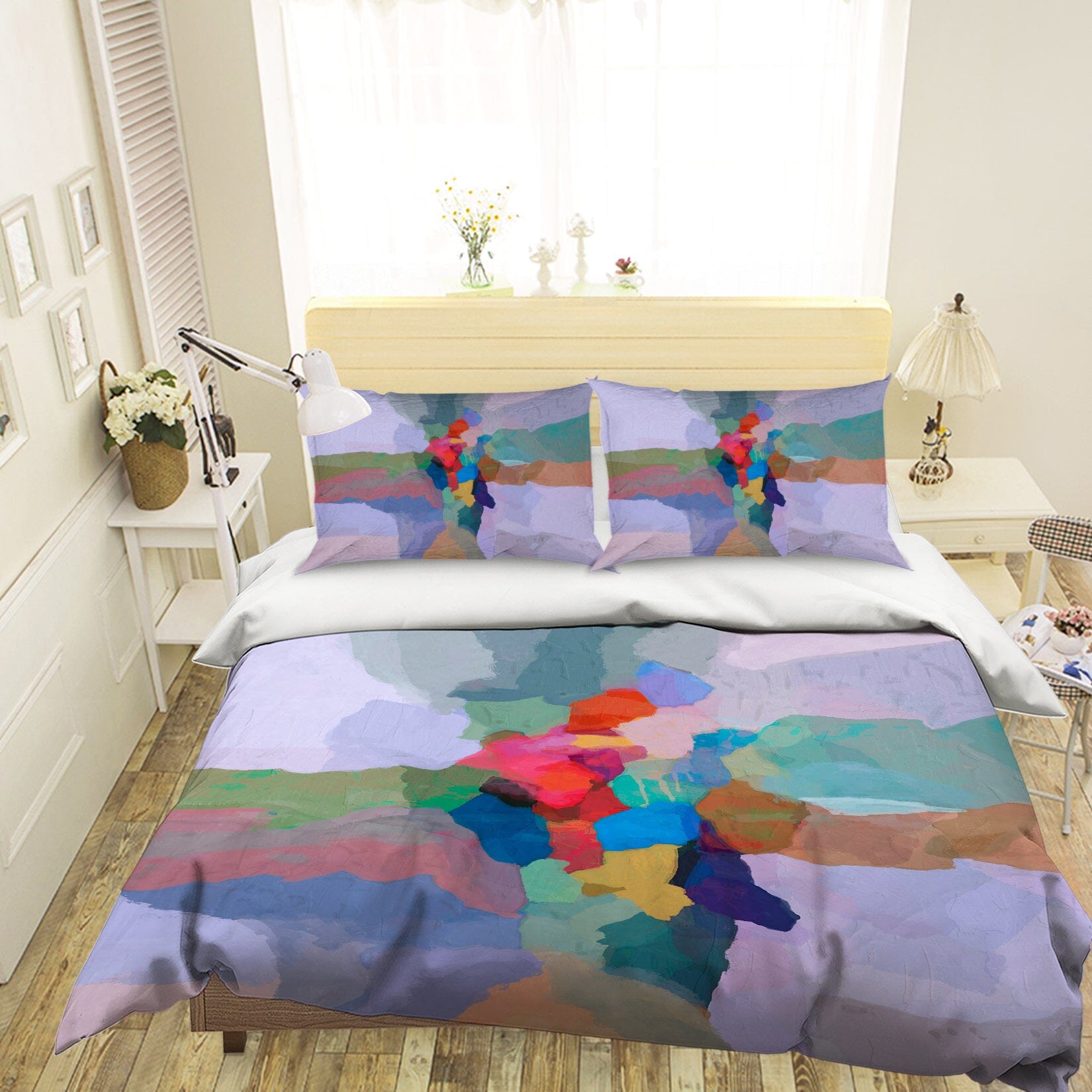 3D Color Pattern 1003 Michael Tienhaara Bedding Bed Pillowcases Quilt Quiet Covers AJ Creativity Home
