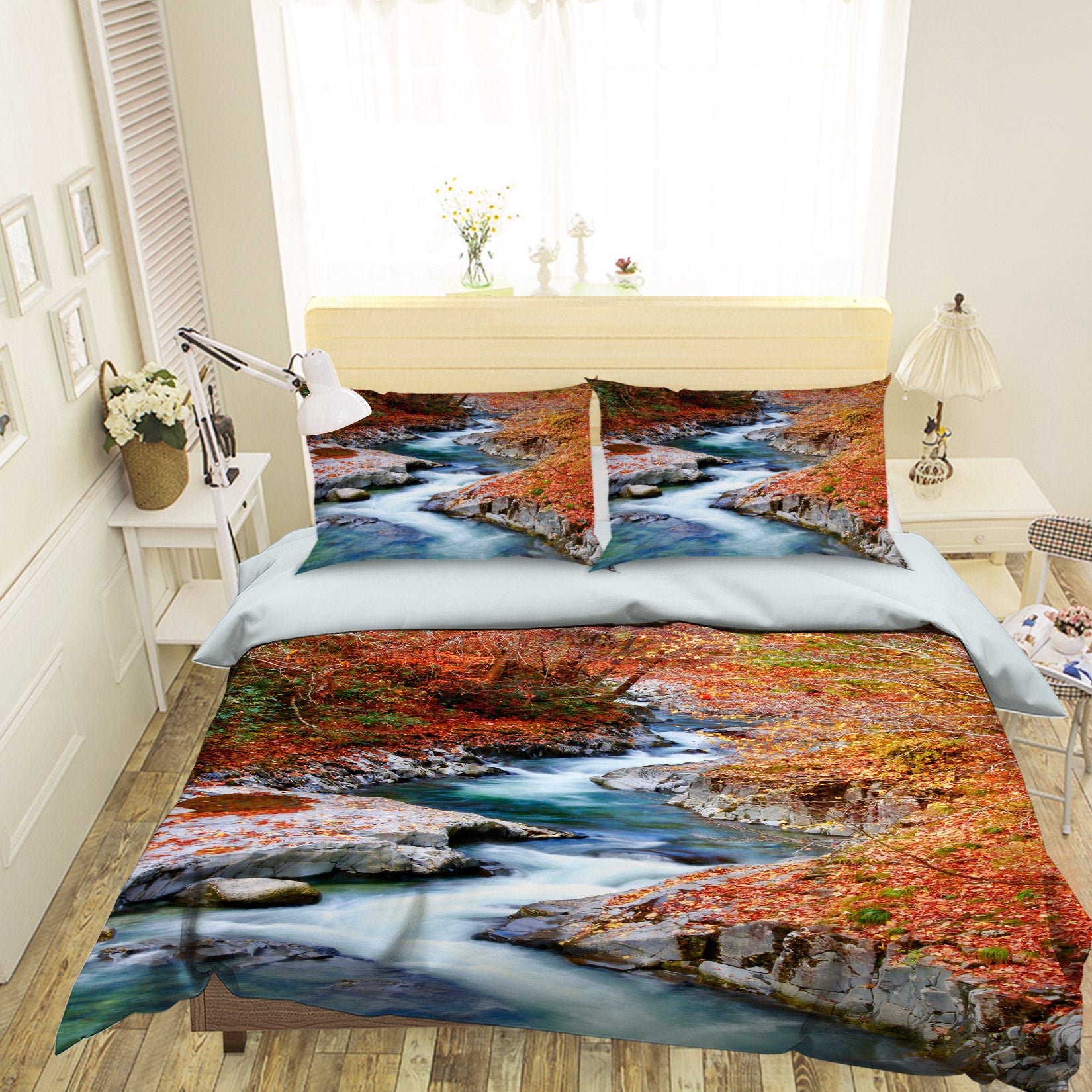 3D Mountain Range 15158 Bed Pillowcases Quilt