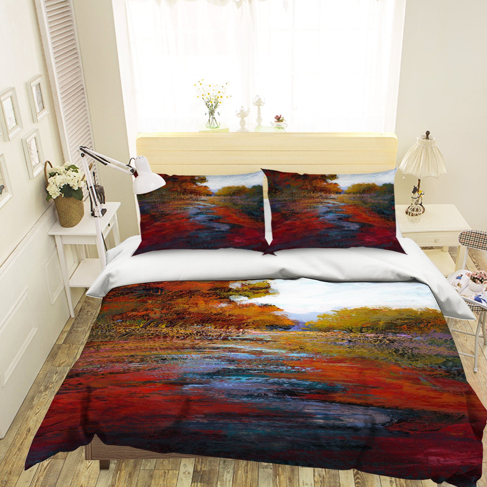 3D Autumn Maple 1045 Michael Tienhaara Bedding Bed Pillowcases Quilt