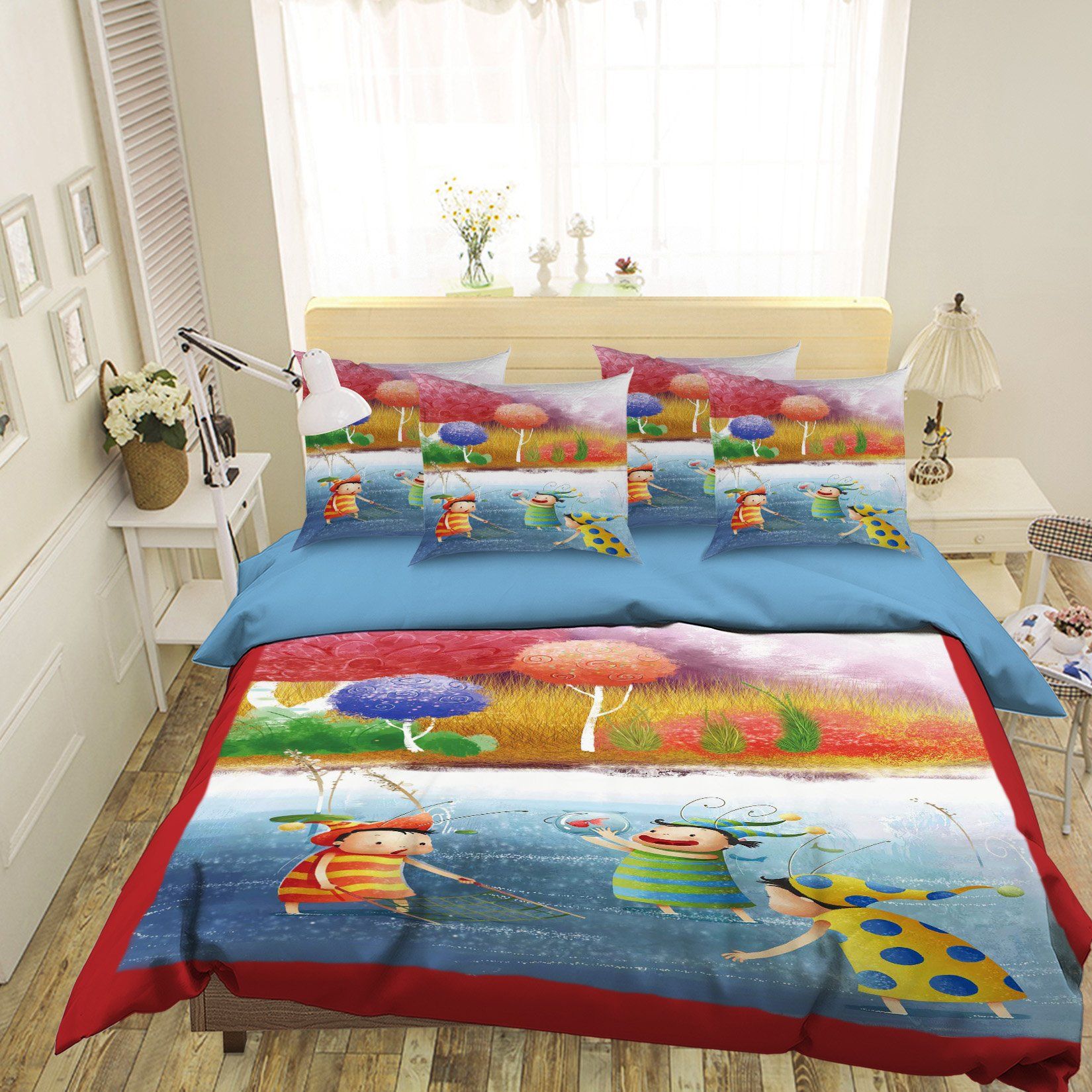 3D Playful kids 114 Bed Pillowcases Quilt Wallpaper AJ Wallpaper