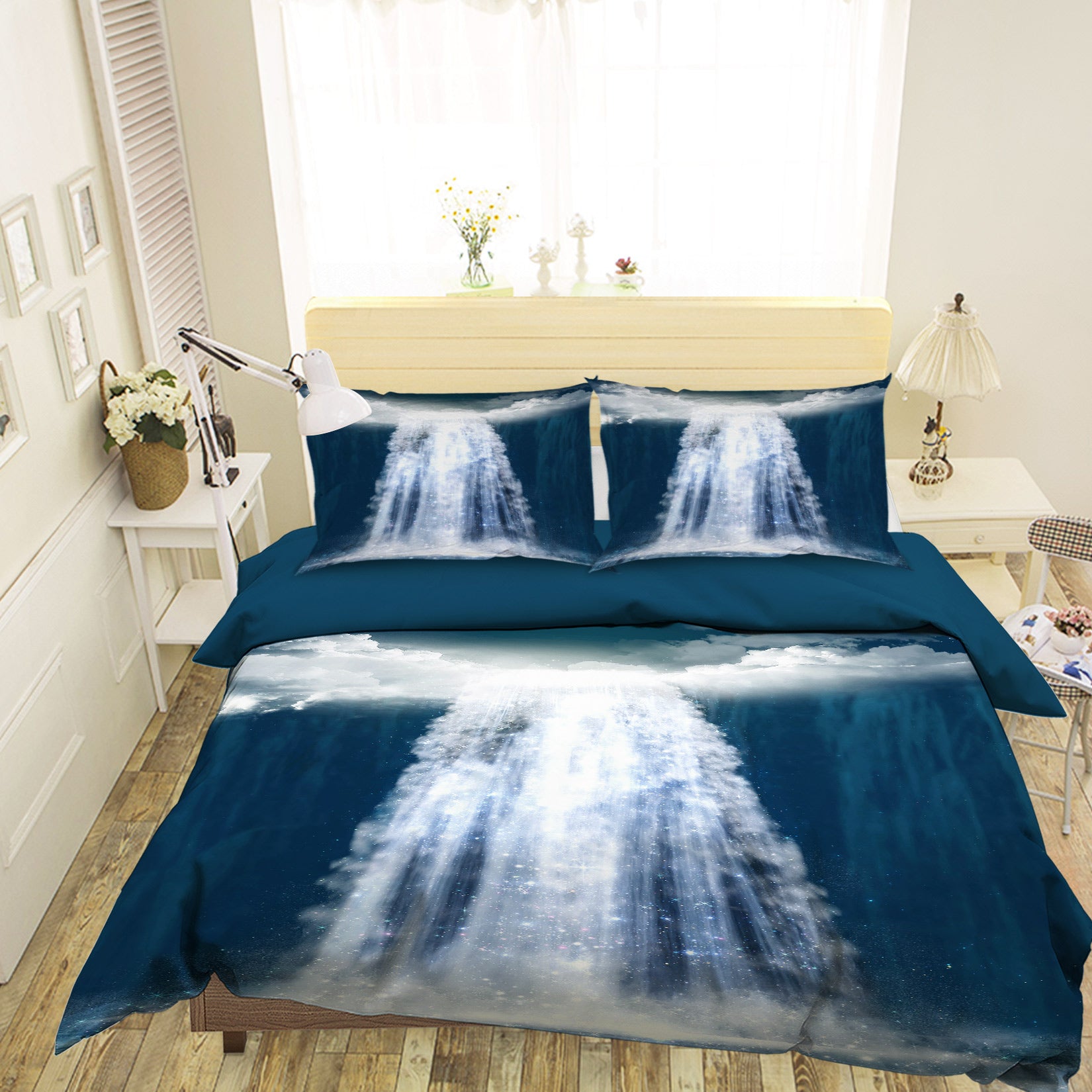 3D Great Falls 15148 Bed Pillowcases Quilt