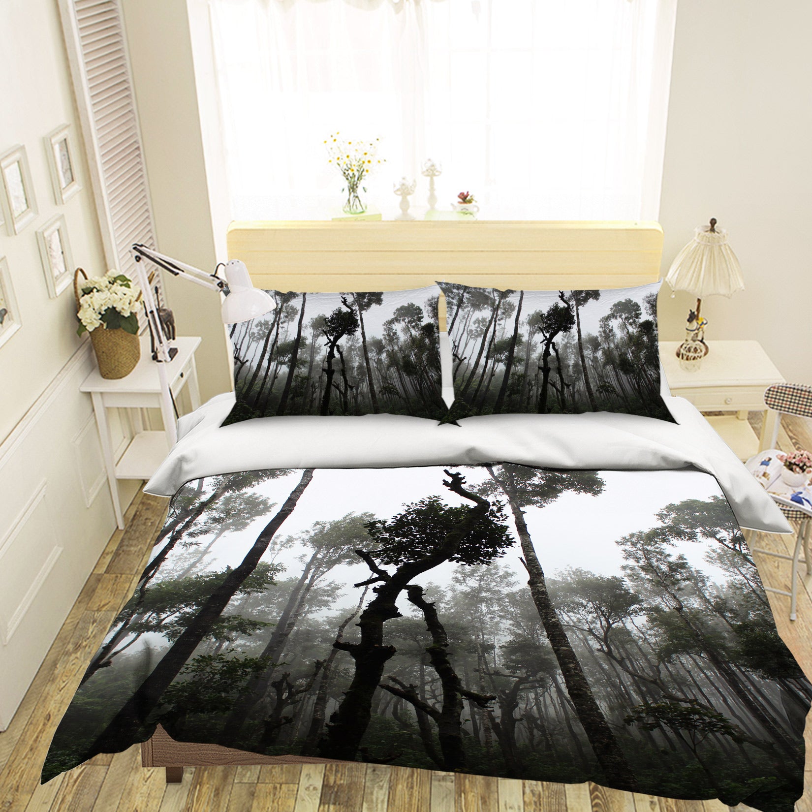 3D Forest 13133 Bed Pillowcases Quilt
