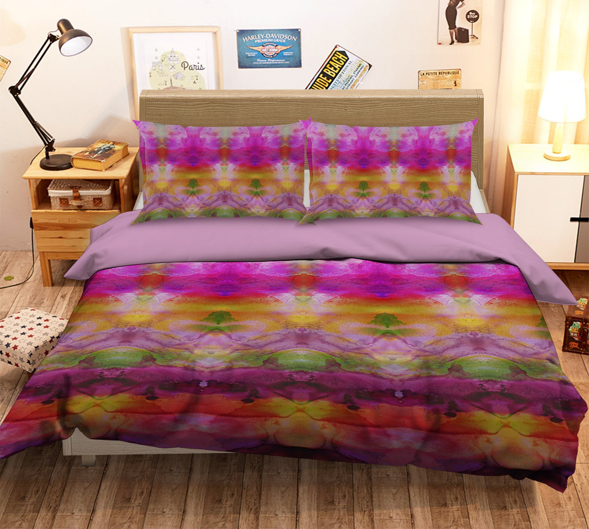 3D Pinky Inks Shandra Smith 70017 Shandra Smith Bedding Bed Pillowcases Quilt