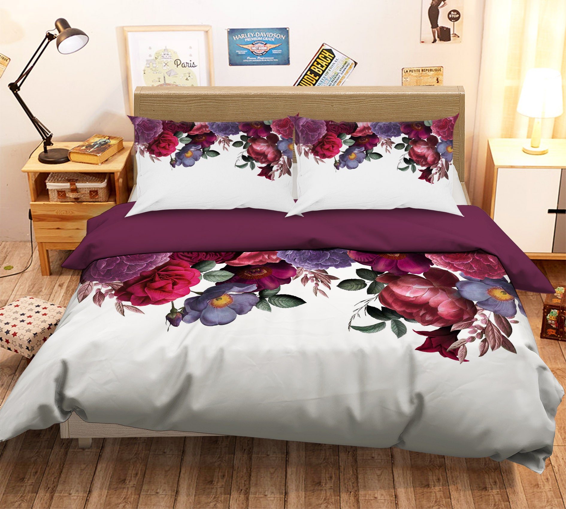 3D Flower Bush 18155 Uta Naumann Bedding Bed Pillowcases Quilt