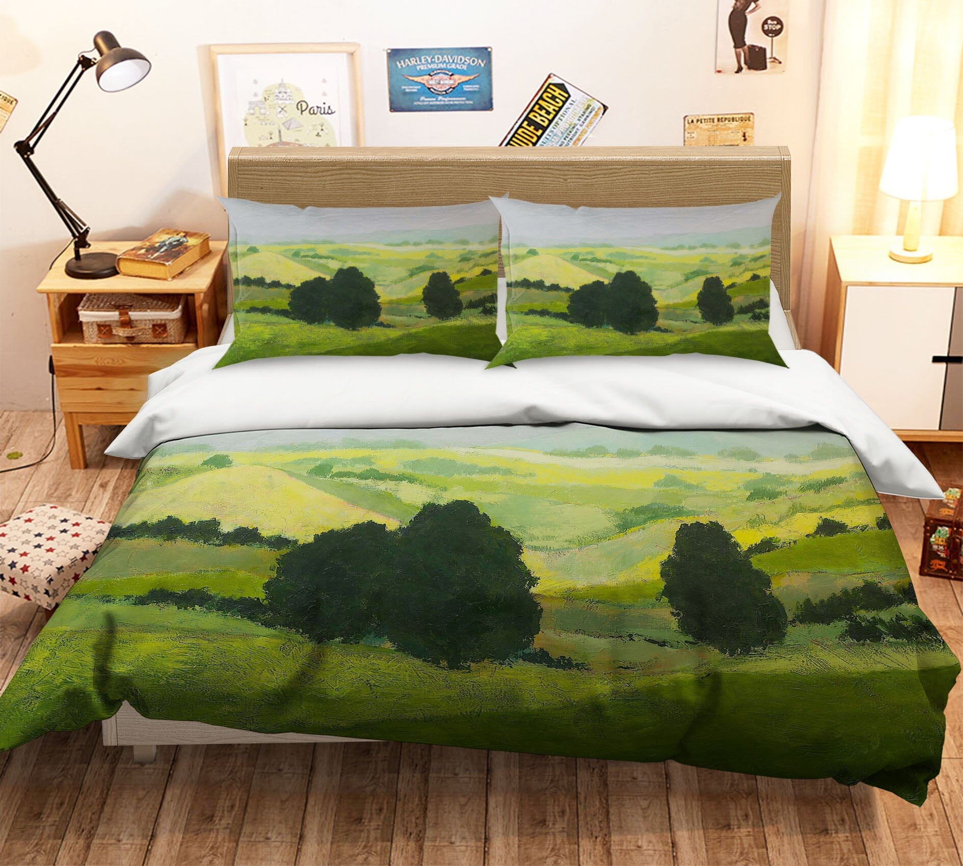 3D Tree Mound 1035 Allan P. Friedlander Bedding Bed Pillowcases Quilt Quiet Covers AJ Creativity Home