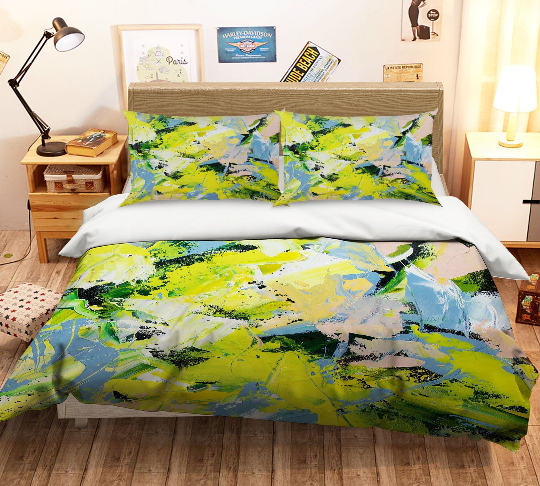 3D Spring Breeze 1134 Allan P. Friedlander Bedding Bed Pillowcases Quilt Quiet Covers AJ Creativity Home