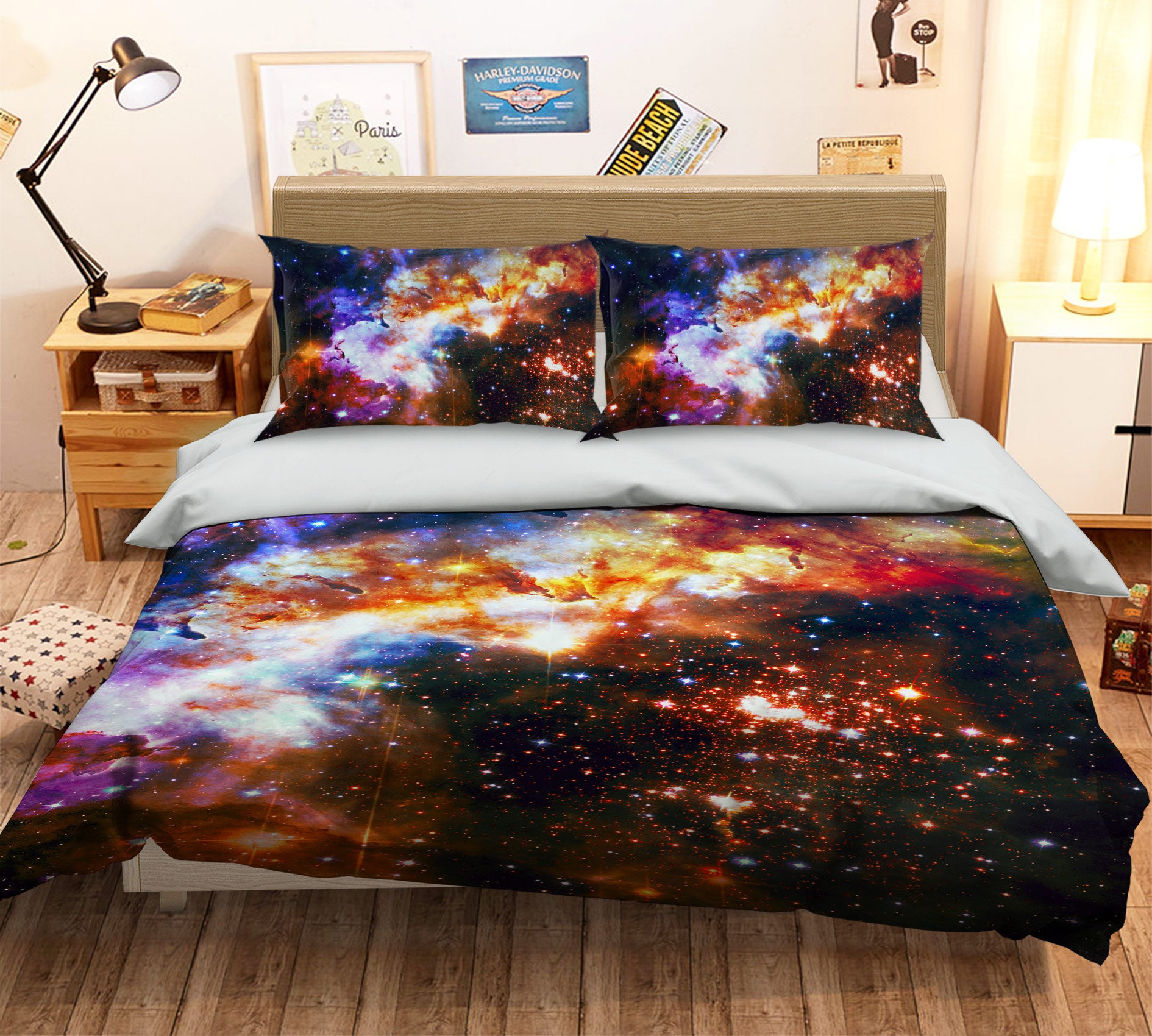 3D Starlight 14012 Bed Pillowcases Quilt