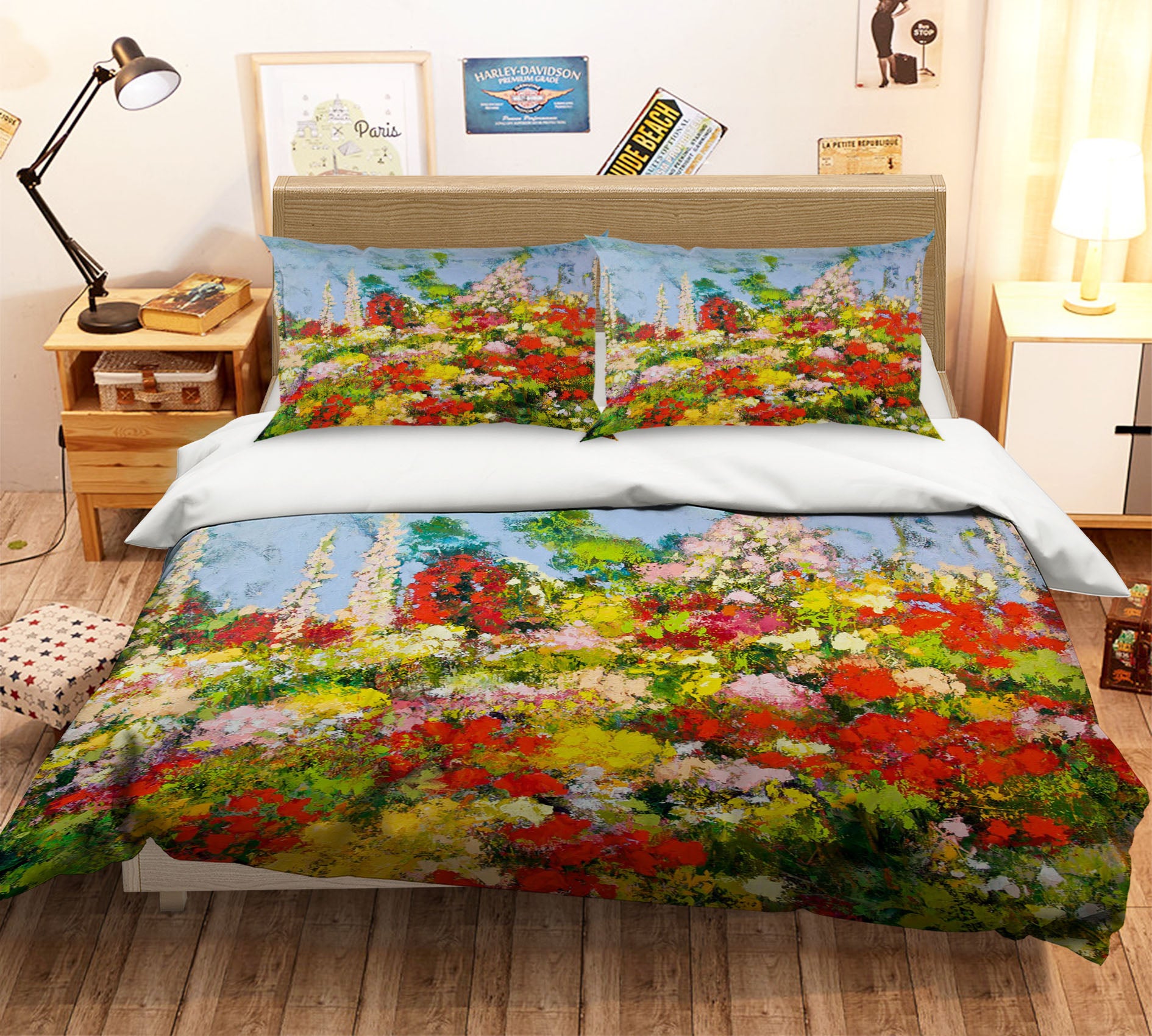 3D Overgrown Painting 1073 Allan P. Friedlander Bedding Bed Pillowcases Quilt